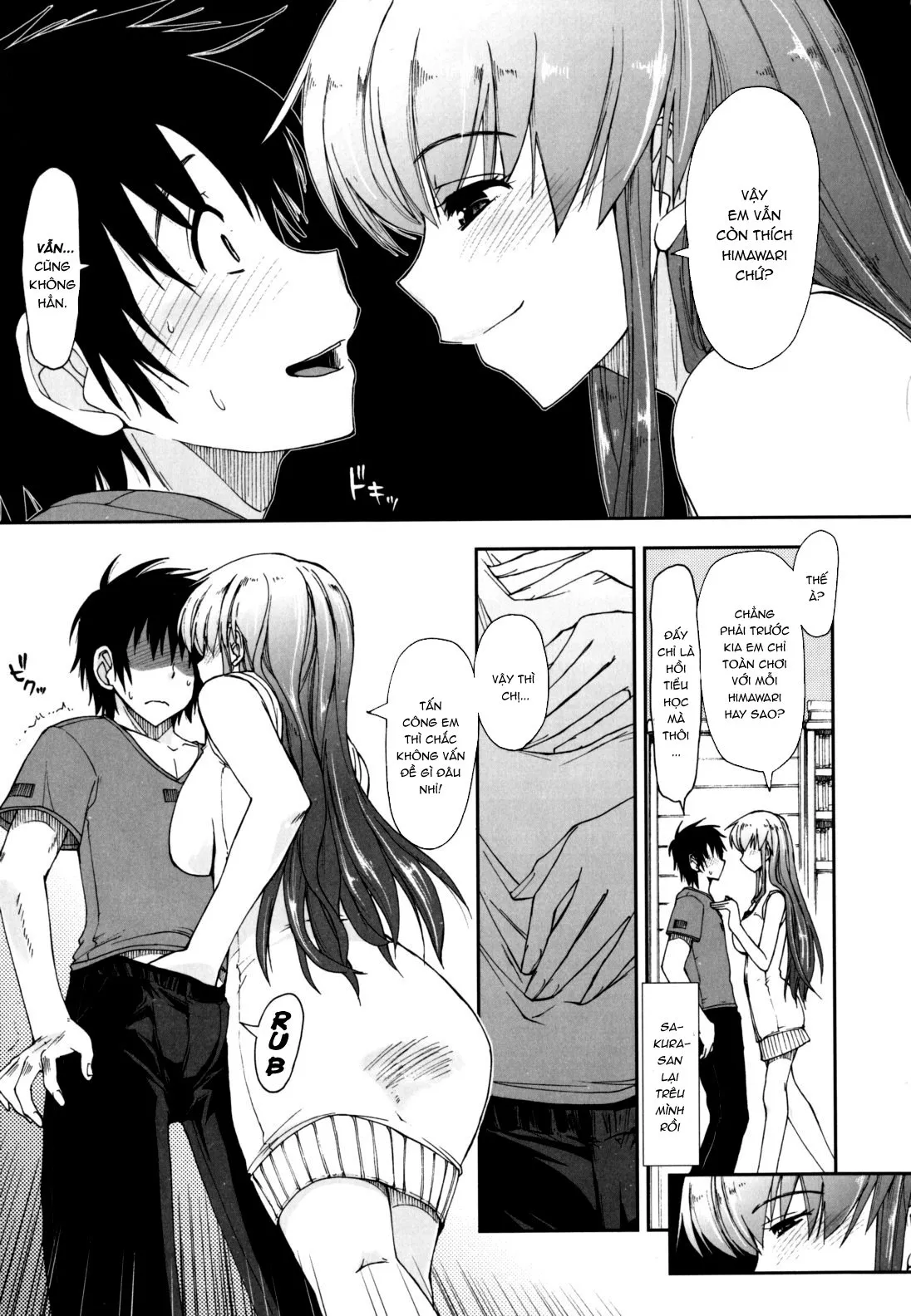 HentaiVN.net - Ảnh 14 - Sống chung cùng 3 chị em [Không Che] [Mozaiku X Sanshimai; モザイク×三姉妹] - Chap 1