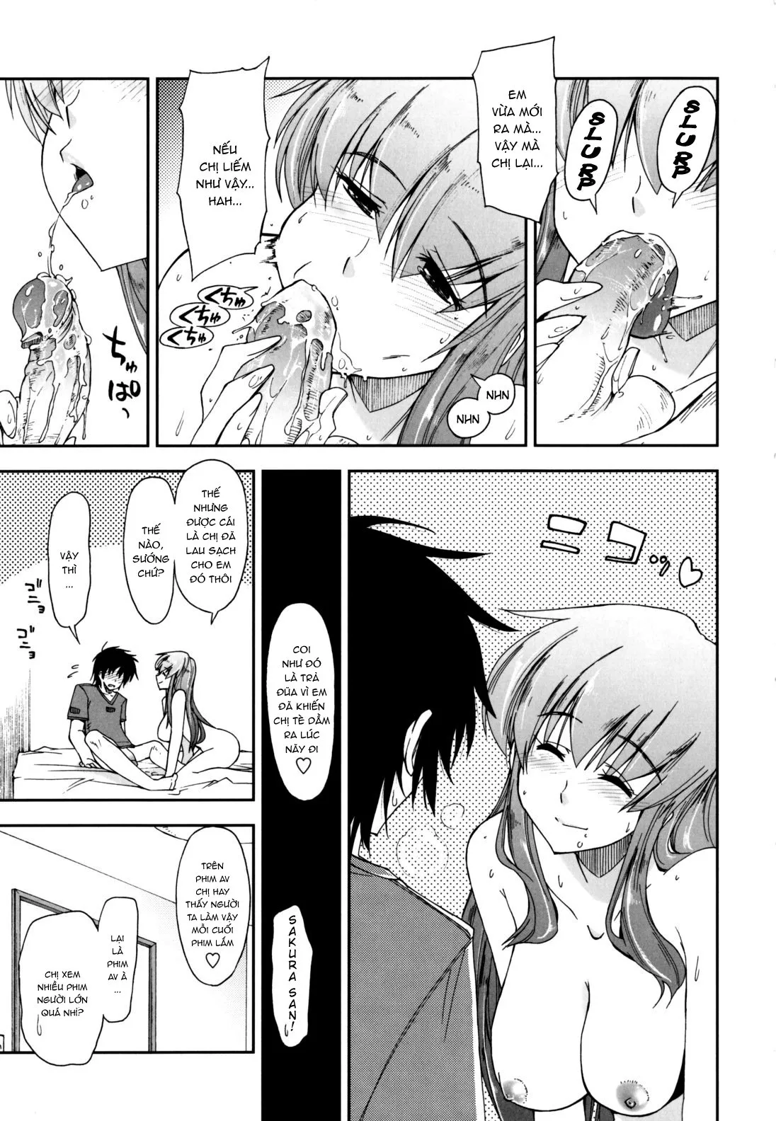 HentaiVN.net - Ảnh 17 - Sống chung cùng 3 chị em [Không Che] [Mozaiku X Sanshimai; モザイク×三姉妹] - Chap 2