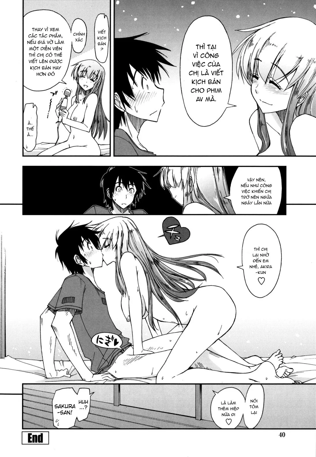 HentaiVN.net - Ảnh 18 - Sống chung cùng 3 chị em [Không Che] [Mozaiku X Sanshimai; モザイク×三姉妹] - Chap 2