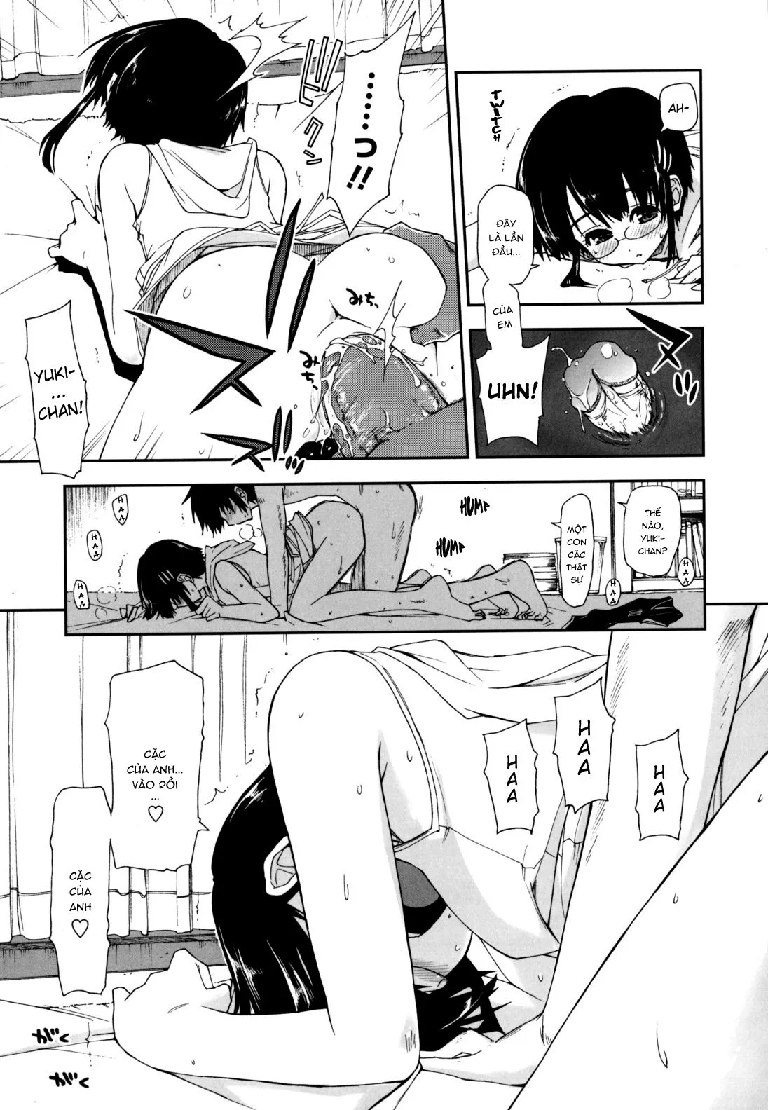 HentaiVN.net - Ảnh 10 - Sống chung cùng 3 chị em [Không Che] [Mozaiku X Sanshimai; モザイク×三姉妹] - Chap 3