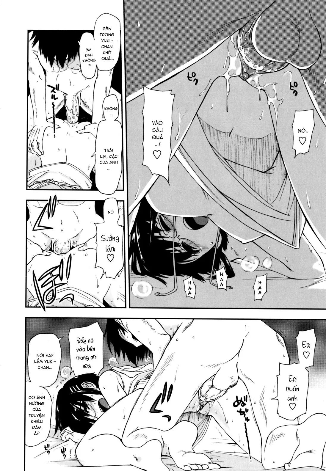 HentaiVN.net - Ảnh 11 - Sống chung cùng 3 chị em [Không Che] [Mozaiku X Sanshimai; モザイク×三姉妹] - Chap 3