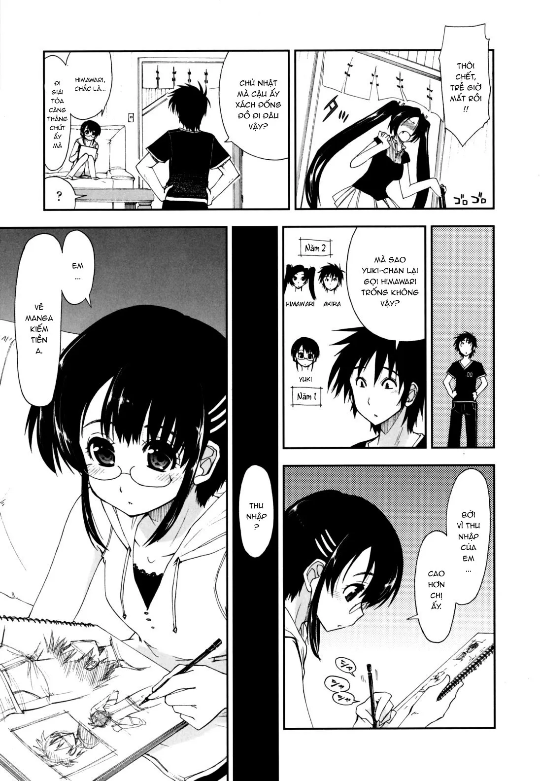 HentaiVN.net - Ảnh 4 - Sống chung cùng 3 chị em [Không Che] [Mozaiku X Sanshimai; モザイク×三姉妹] - Chap 3