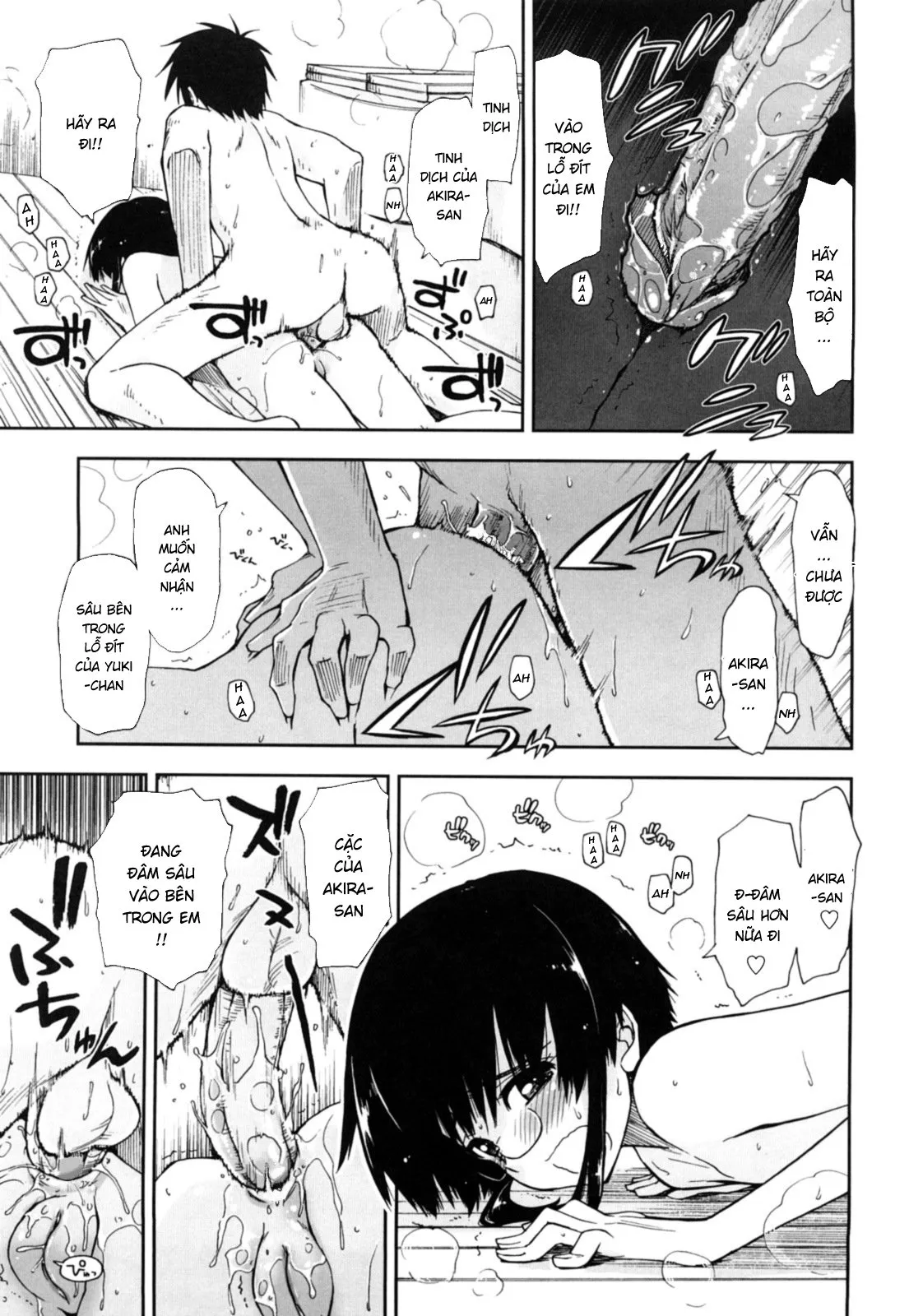 HentaiVN.net - Ảnh 14 - Sống chung cùng 3 chị em [Không Che] [Mozaiku X Sanshimai; モザイク×三姉妹] - Chap 4