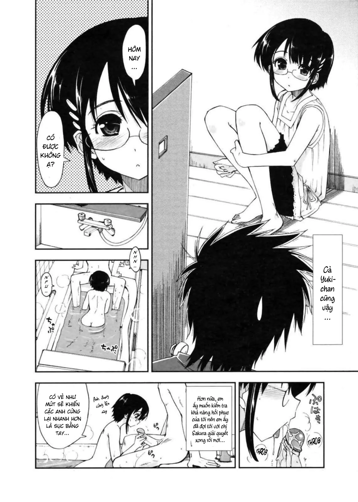 HentaiVN.net - Ảnh 9 - Sống chung cùng 3 chị em [Không Che] [Mozaiku X Sanshimai; モザイク×三姉妹] - Chap 4