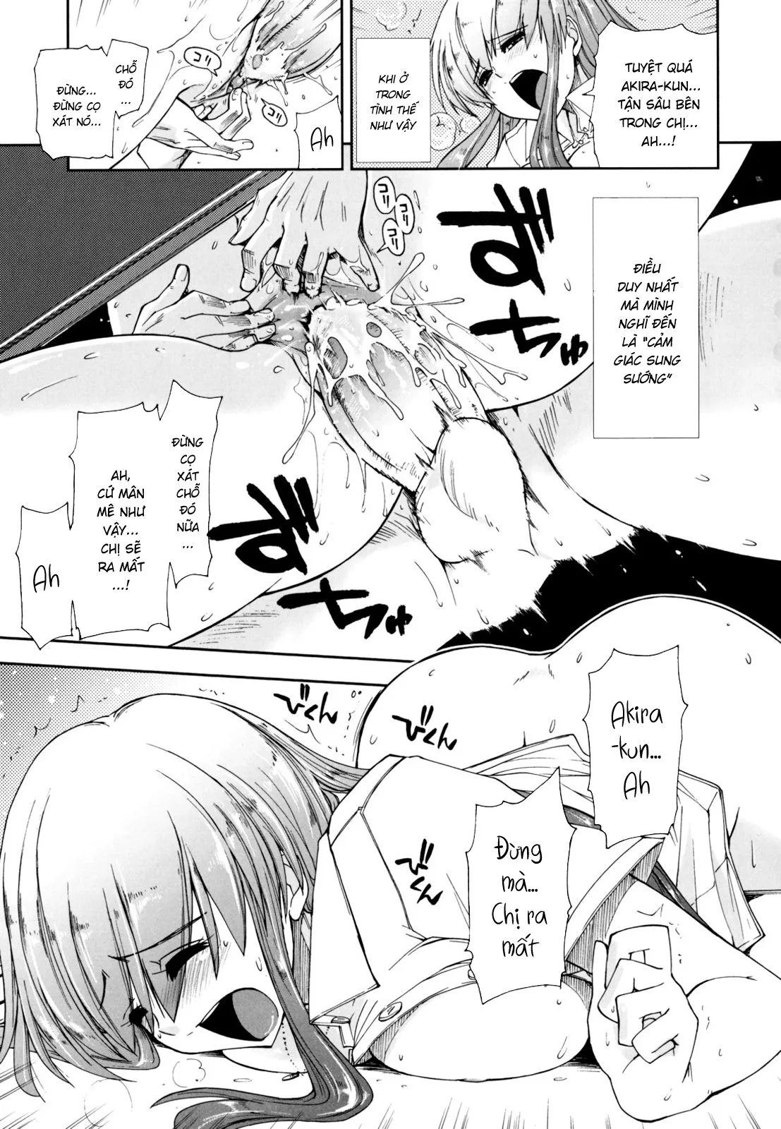 HentaiVN.net - Ảnh 16 - Sống chung cùng 3 chị em [Không Che] [Mozaiku X Sanshimai; モザイク×三姉妹] - Chap 5