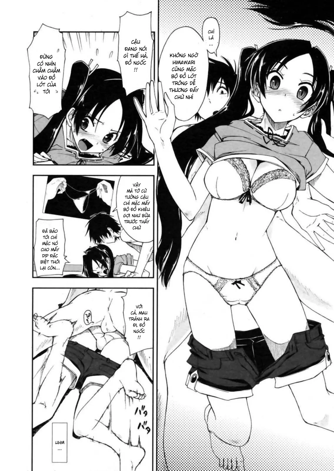 HentaiVN.net - Ảnh 5 - Sống chung cùng 3 chị em [Không Che] [Mozaiku X Sanshimai; モザイク×三姉妹] - Chap 5