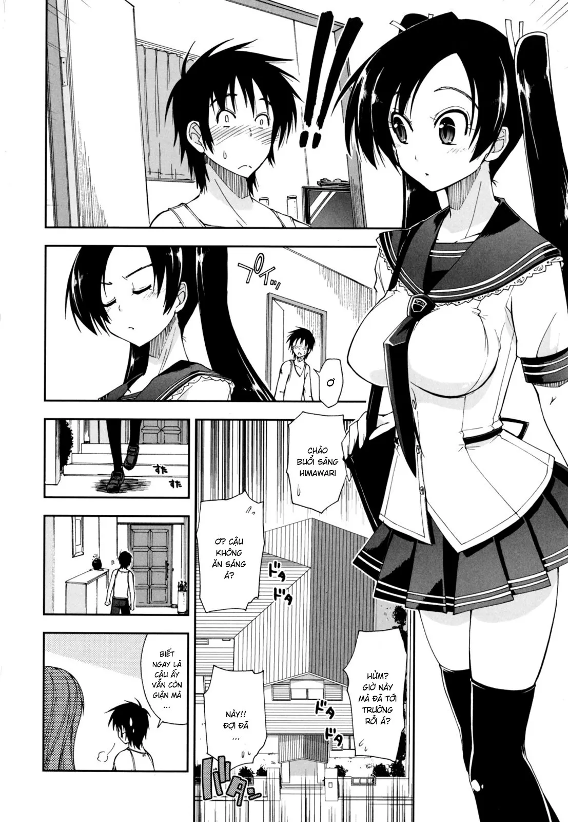 HentaiVN.net - Ảnh 3 - Sống chung cùng 3 chị em [Không Che] [Mozaiku X Sanshimai; モザイク×三姉妹] - Chap 6