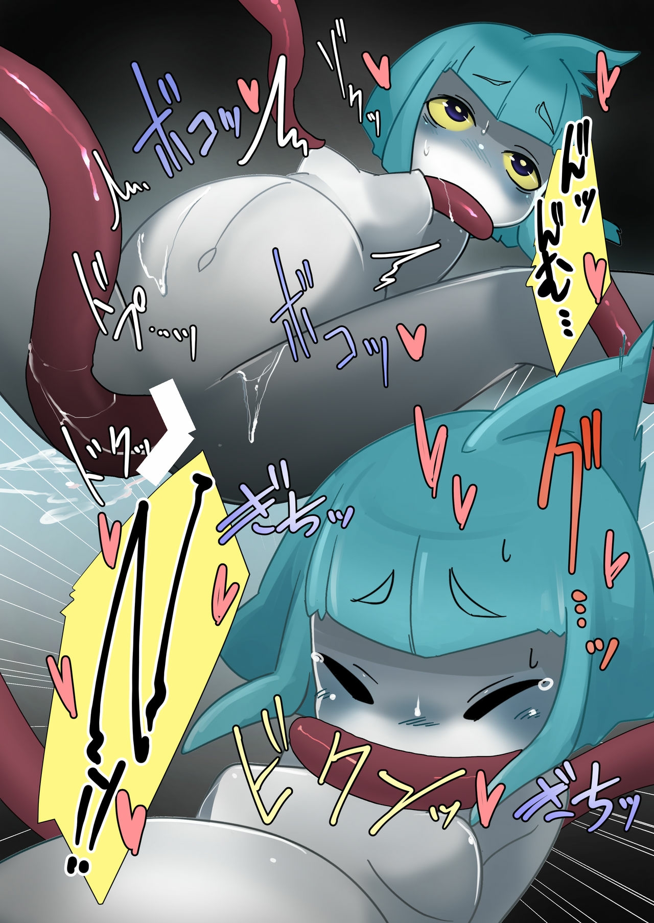 HentaiVN.net - Ảnh 13 - Sếch em gái cá mập kiêu ngạo [Shark Girl VS Giant Octpus; シャークガールVSジャイアントオクトパス] - Oneshot: sếch sếch sếch...