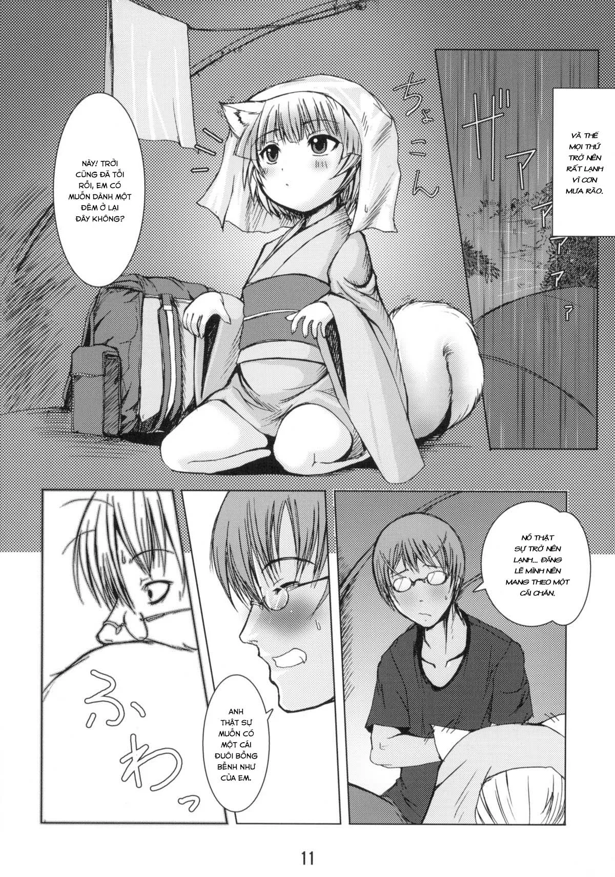 HentaiVN.net - Ảnh 10 - Rừng Cáo Trắng [Byakko no Mori; 白狐の杜] - Chap 1