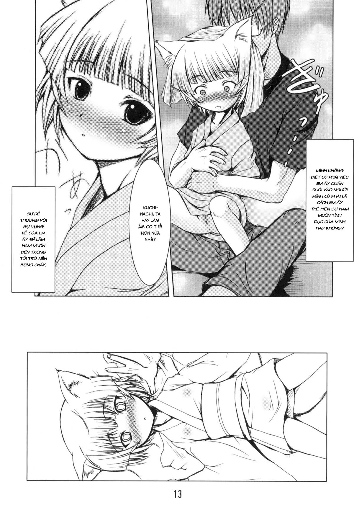 HentaiVN.net - Ảnh 12 - Rừng Cáo Trắng [Byakko no Mori; 白狐の杜] - Chap 1