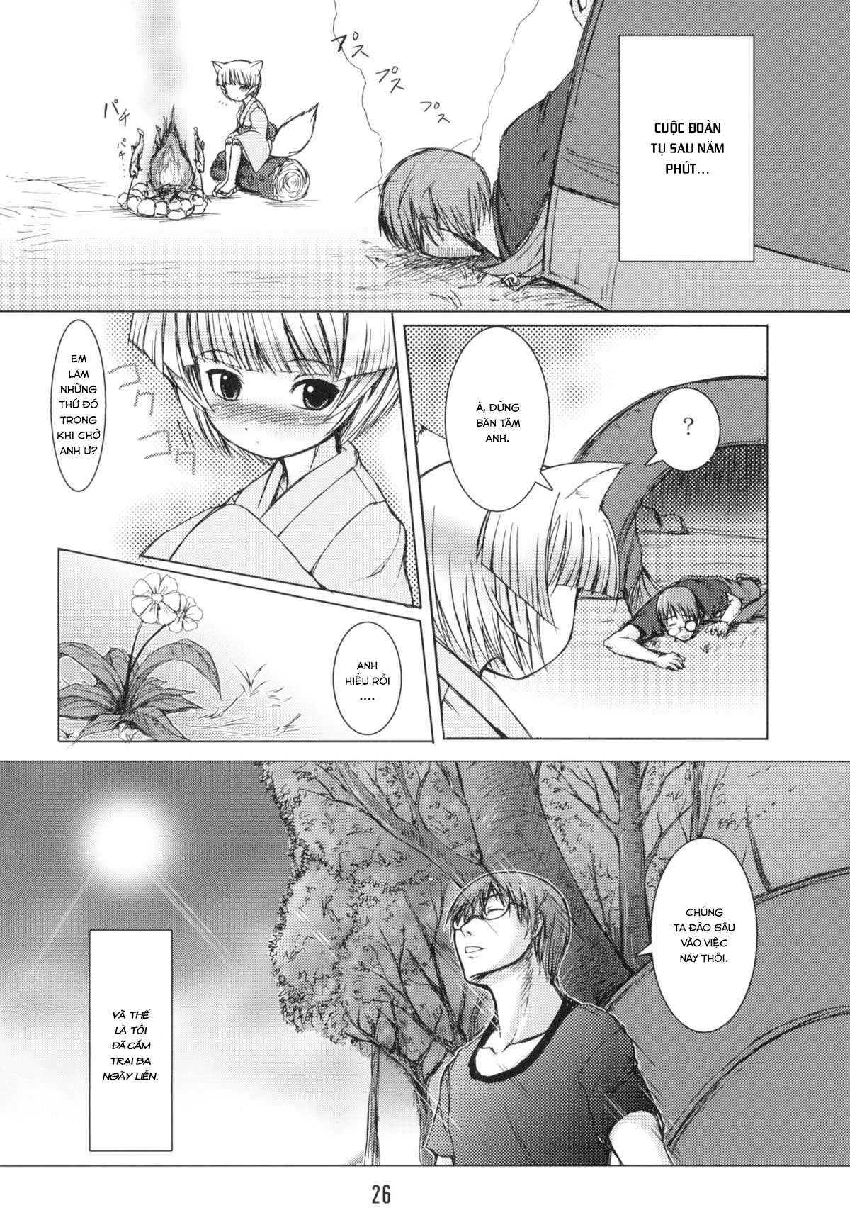 HentaiVN.net - Ảnh 25 - Rừng Cáo Trắng [Byakko no Mori; 白狐の杜] - Chap 1
