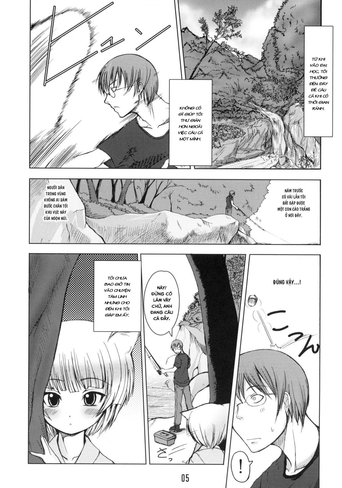 HentaiVN.net - Ảnh 4 - Rừng Cáo Trắng [Byakko no Mori; 白狐の杜] - Chap 1