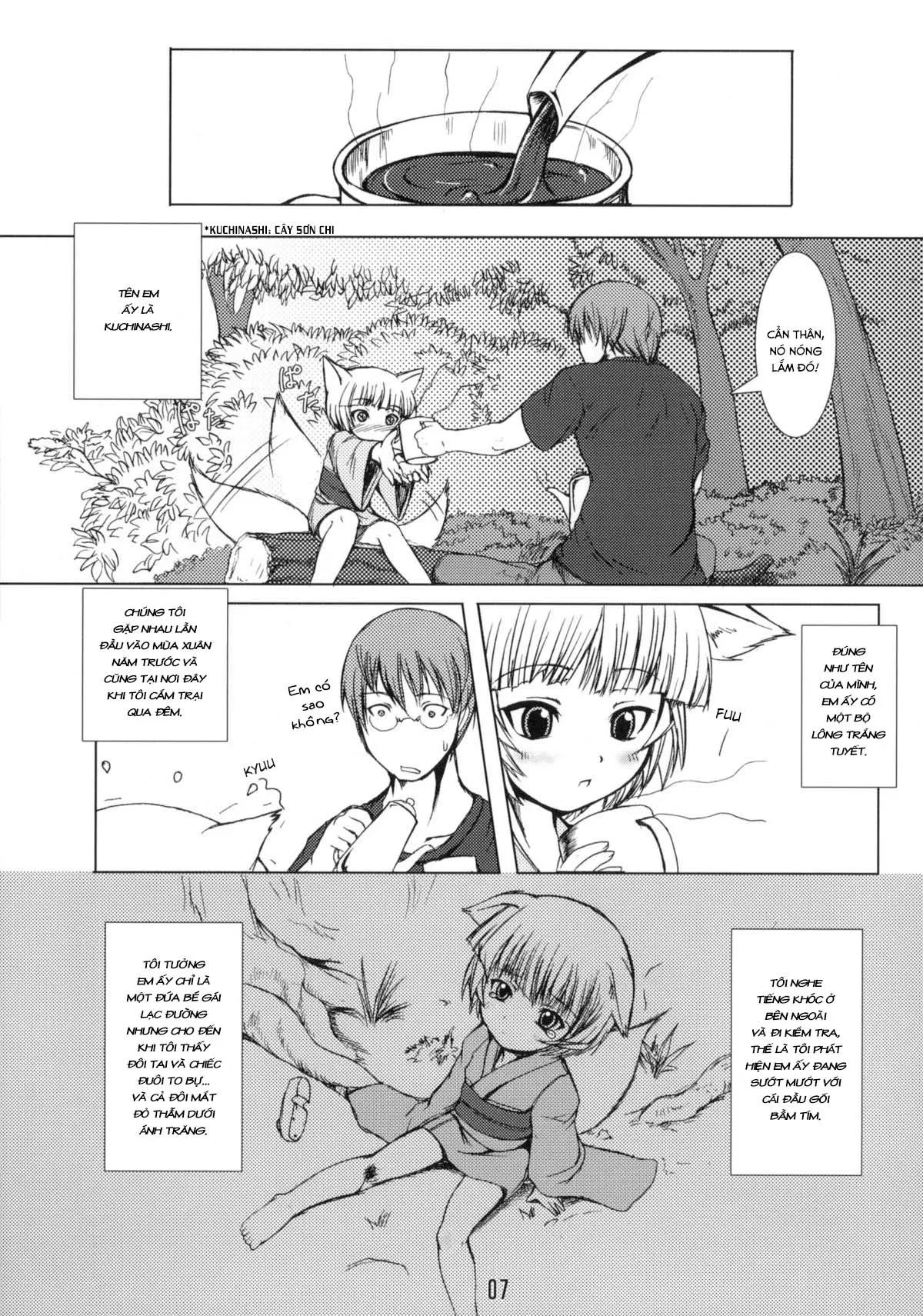 HentaiVN.net - Ảnh 6 - Rừng Cáo Trắng [Byakko no Mori; 白狐の杜] - Chap 1