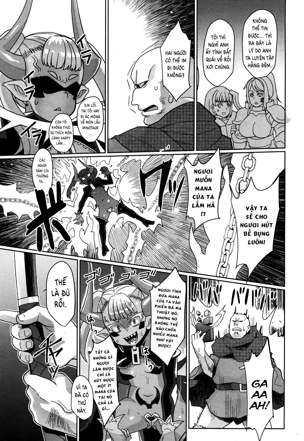 HentaiVN.net - Ảnh 3 - Ma Vương Level 1 [Maou-sama Level 1 | The Demon Lord is Level 1, 魔王さまレベル1] - Oneshot