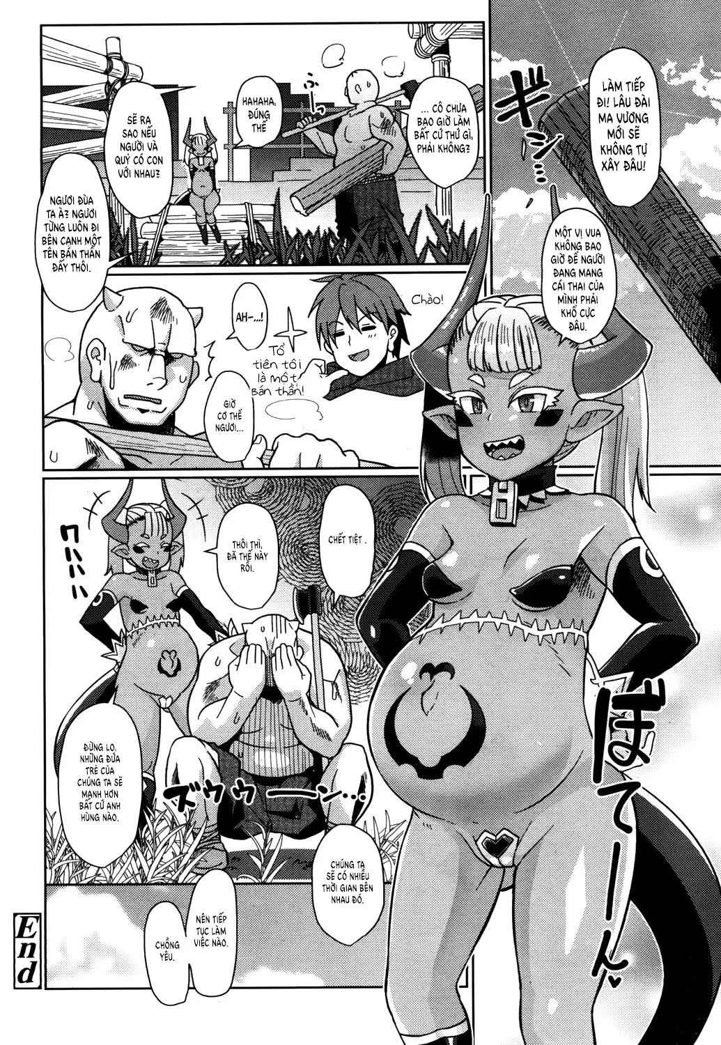 HentaiVN.net - Ảnh 36 - Ma Vương Level 1 [Maou-sama Level 1 | The Demon Lord is Level 1, 魔王さまレベル1] - Oneshot
