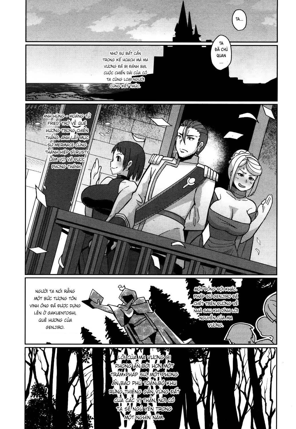 HentaiVN.net - Ảnh 5 - Ma Vương Level 1 [Maou-sama Level 1 | The Demon Lord is Level 1, 魔王さまレベル1] - Oneshot