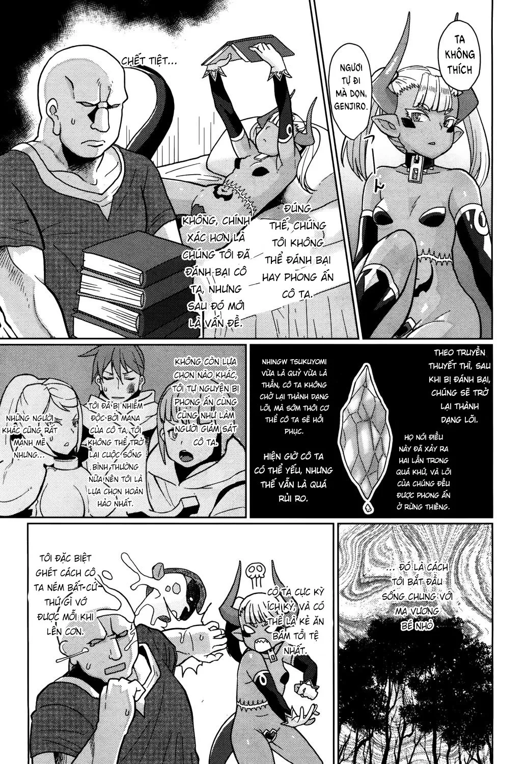 HentaiVN.net - Ảnh 7 - Ma Vương Level 1 [Maou-sama Level 1 | The Demon Lord is Level 1, 魔王さまレベル1] - Oneshot
