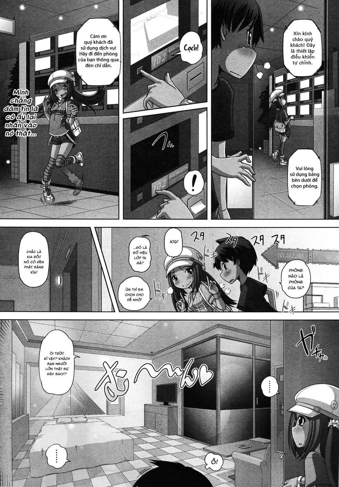 HentaiVN.net - Ảnh 4 - Thình thịch, thình thịch; Hẹn hò theo kiểu người lớn. [Heart-Pounding Grown-Up Date] - Oneshot