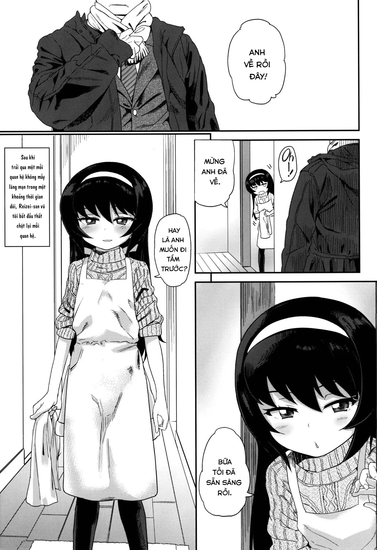 HentaiVN.net - Ảnh 3 - Sống chung với em Reizei-san [Reizei-san to Kurasu. ; Living with Reizei-san.] - Oneshot