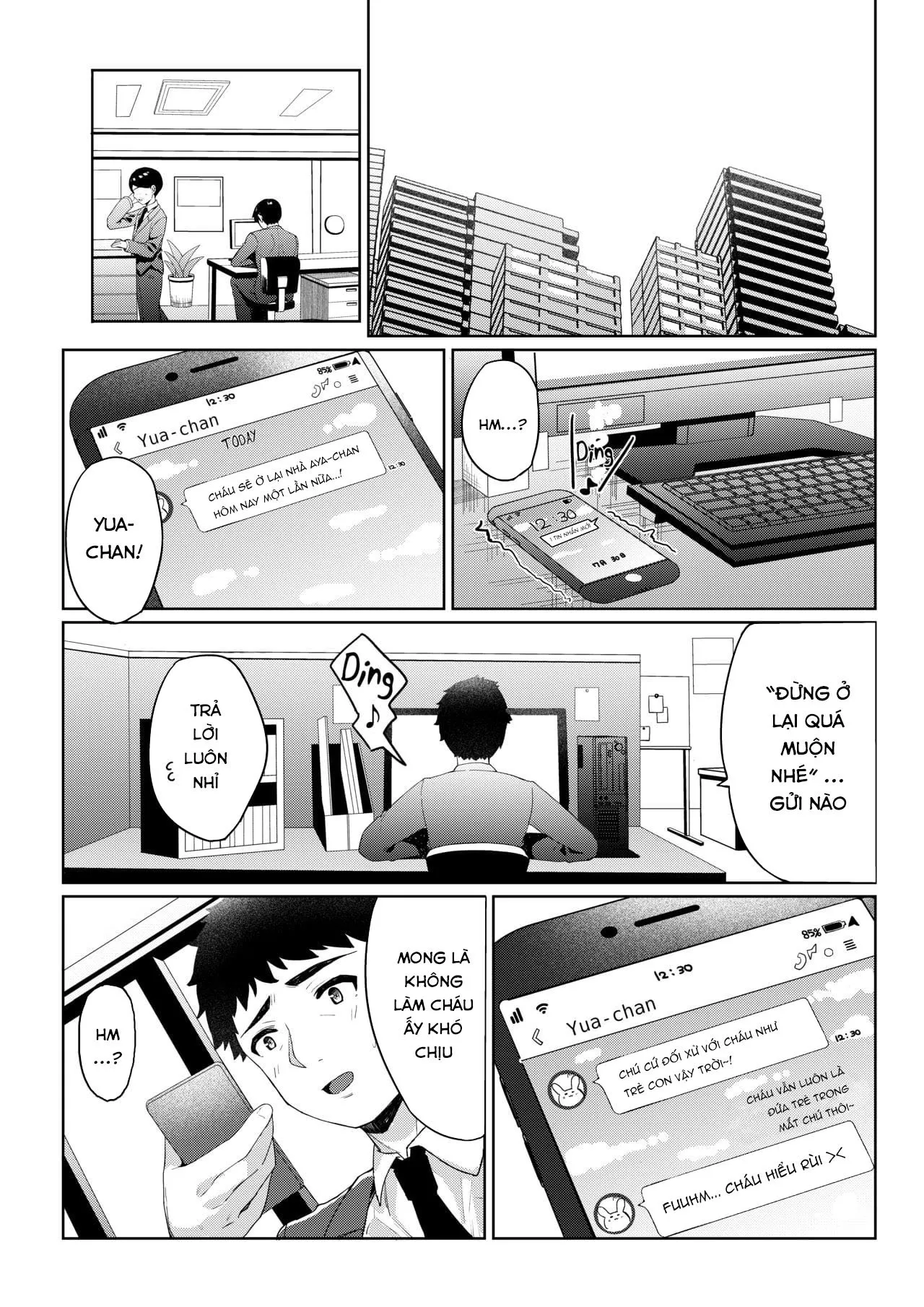 HentaiVN.net - Ảnh 13 - Bí mật tạo ra em bé với bố của bạn [Tomodachi no Otou-san to Naisho de Kozukuri Shichaimashita; 友達のお父さんと内緒で子作りしちゃいました] - Oneshot