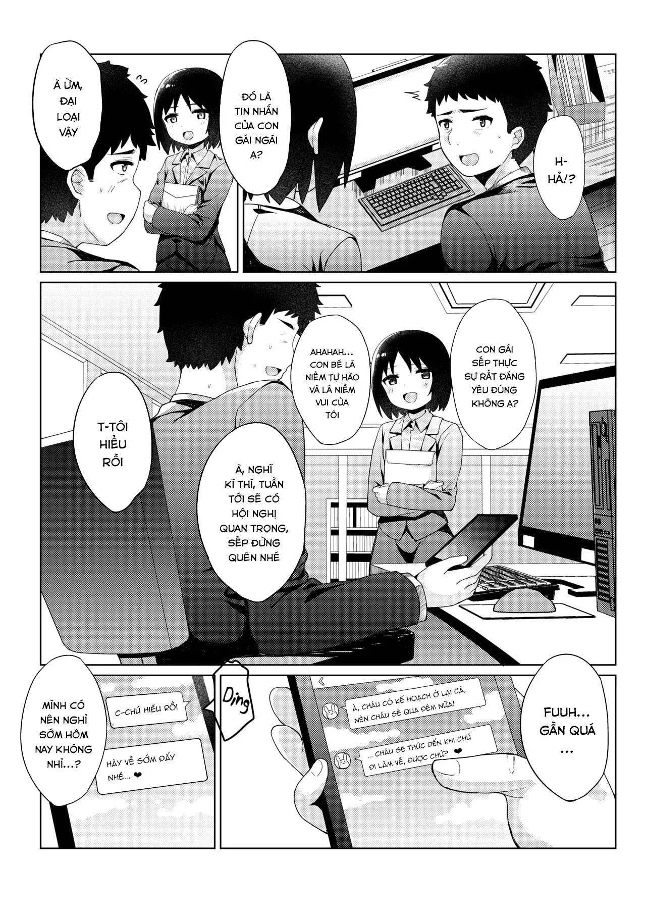 HentaiVN.net - Ảnh 15 - Bí mật tạo ra em bé với bố của bạn [Tomodachi no Otou-san to Naisho de Kozukuri Shichaimashita; 友達のお父さんと内緒で子作りしちゃいました] - Oneshot