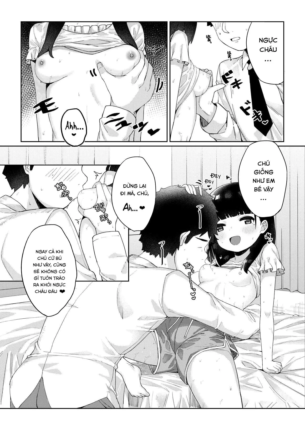HentaiVN.net - Ảnh 21 - Bí mật tạo ra em bé với bố của bạn [Tomodachi no Otou-san to Naisho de Kozukuri Shichaimashita; 友達のお父さんと内緒で子作りしちゃいました] - Oneshot