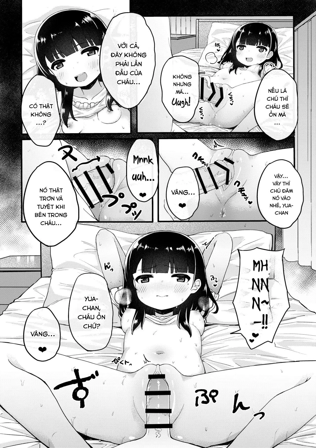 HentaiVN.net - Ảnh 24 - Bí mật tạo ra em bé với bố của bạn [Tomodachi no Otou-san to Naisho de Kozukuri Shichaimashita; 友達のお父さんと内緒で子作りしちゃいました] - Oneshot