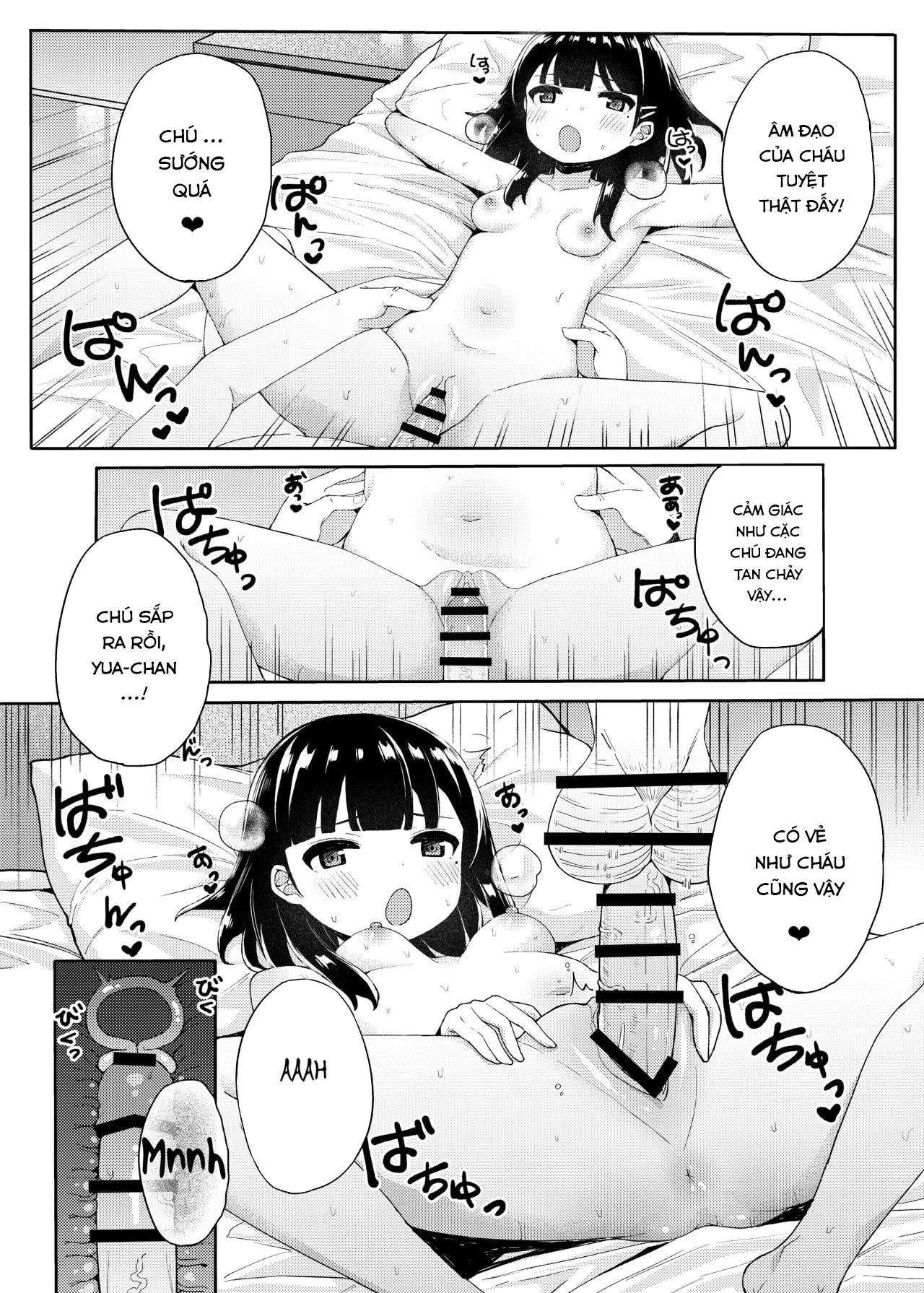 HentaiVN.net - Ảnh 26 - Bí mật tạo ra em bé với bố của bạn [Tomodachi no Otou-san to Naisho de Kozukuri Shichaimashita; 友達のお父さんと内緒で子作りしちゃいました] - Oneshot