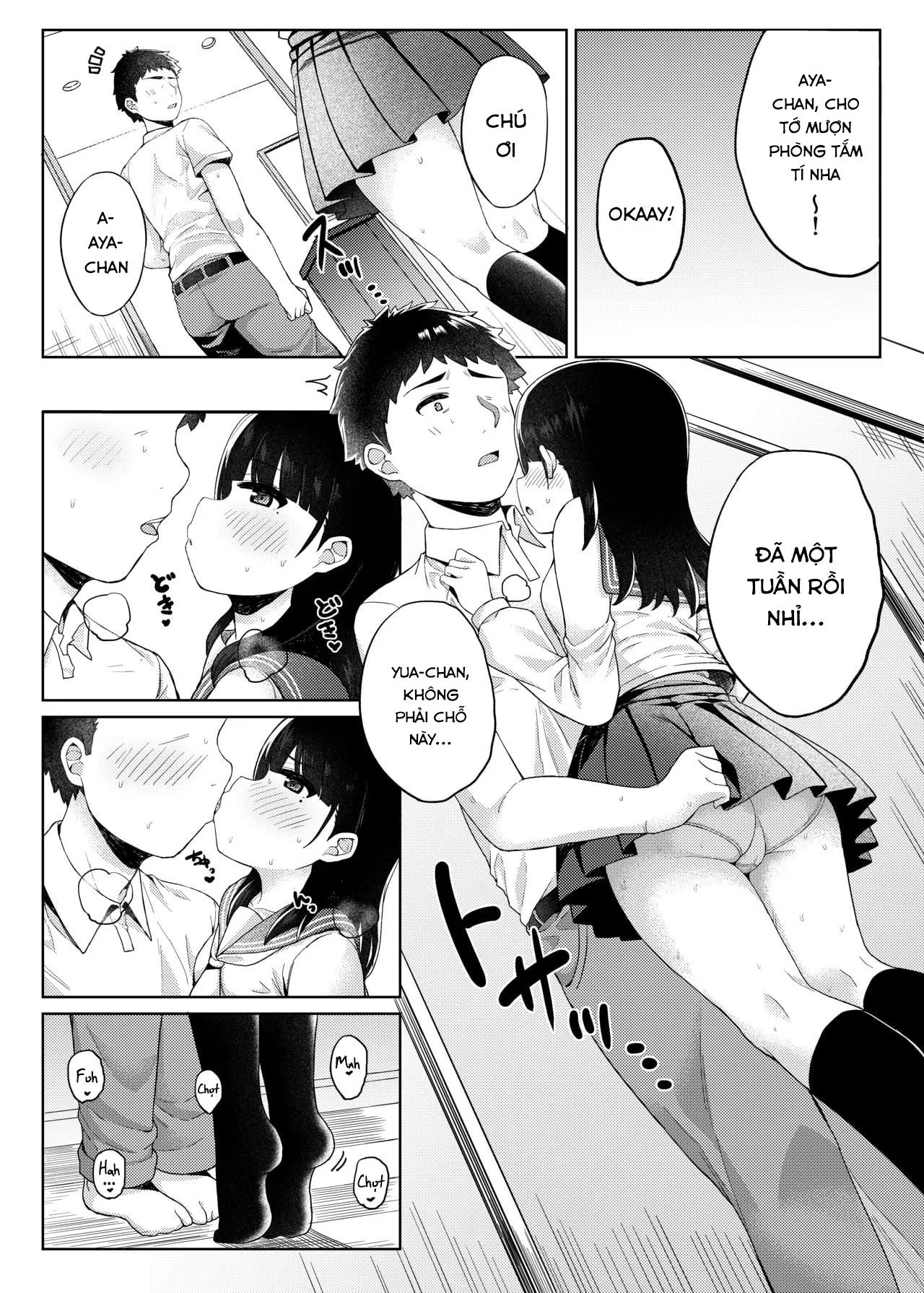 HentaiVN.net - Ảnh 30 - Bí mật tạo ra em bé với bố của bạn [Tomodachi no Otou-san to Naisho de Kozukuri Shichaimashita; 友達のお父さんと内緒で子作りしちゃいました] - Oneshot