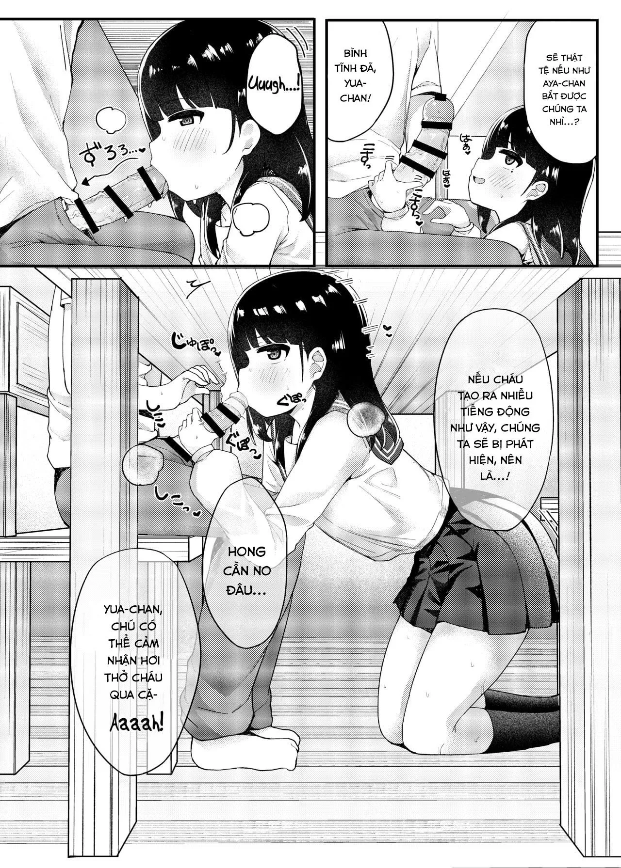 HentaiVN.net - Ảnh 40 - Bí mật tạo ra em bé với bố của bạn [Tomodachi no Otou-san to Naisho de Kozukuri Shichaimashita; 友達のお父さんと内緒で子作りしちゃいました] - Oneshot