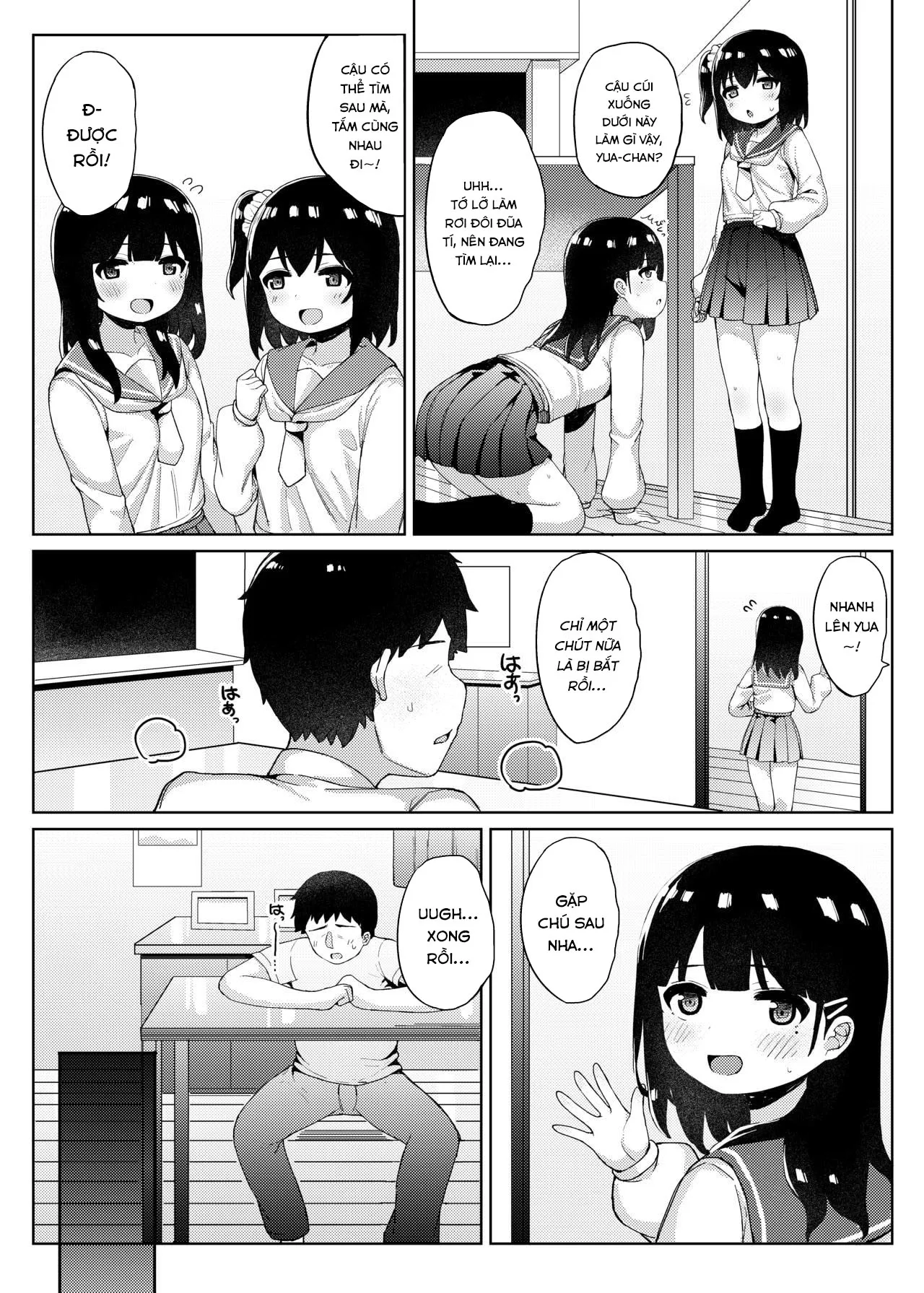 HentaiVN.net - Ảnh 43 - Bí mật tạo ra em bé với bố của bạn [Tomodachi no Otou-san to Naisho de Kozukuri Shichaimashita; 友達のお父さんと内緒で子作りしちゃいました] - Oneshot