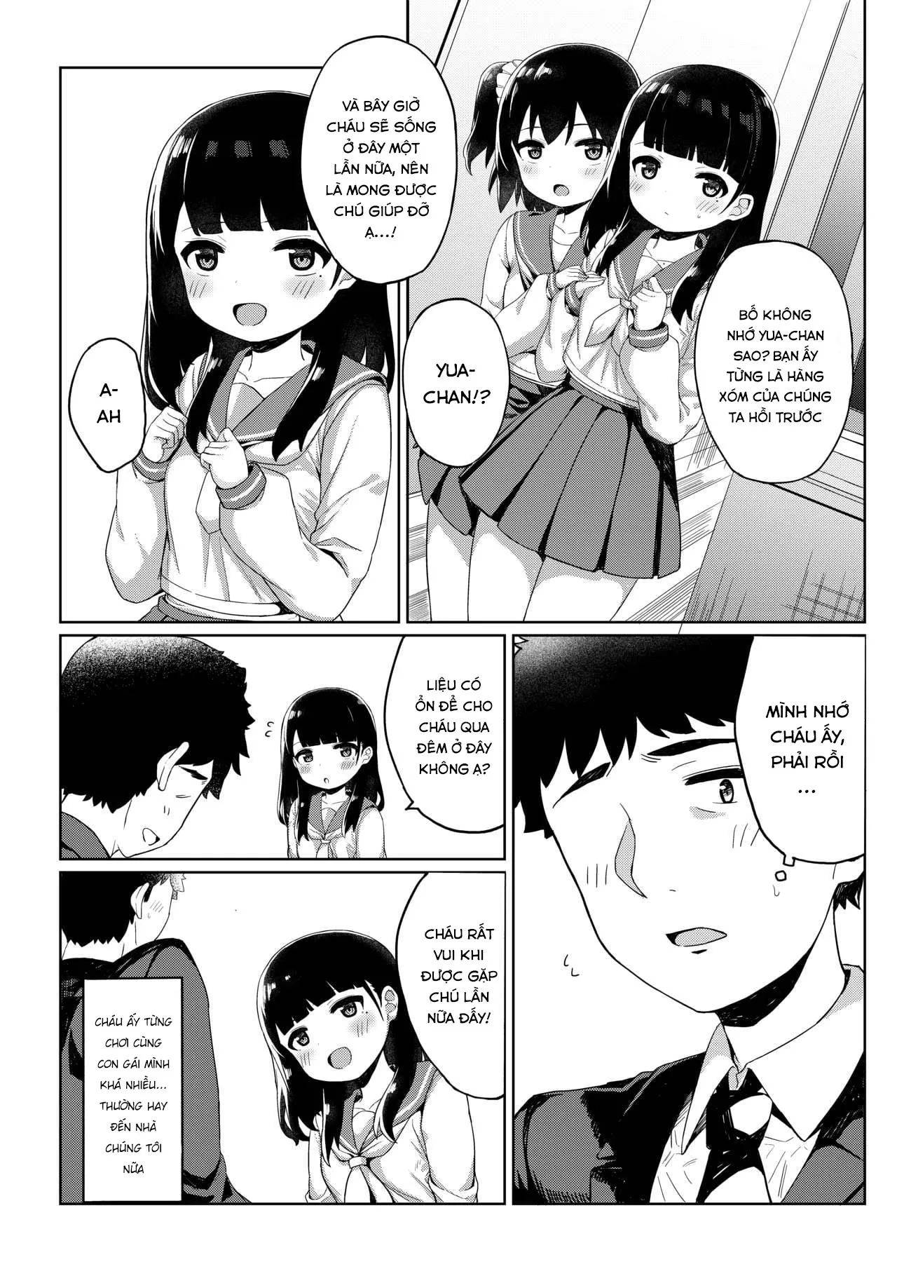 HentaiVN.net - Ảnh 5 - Bí mật tạo ra em bé với bố của bạn [Tomodachi no Otou-san to Naisho de Kozukuri Shichaimashita; 友達のお父さんと内緒で子作りしちゃいました] - Oneshot