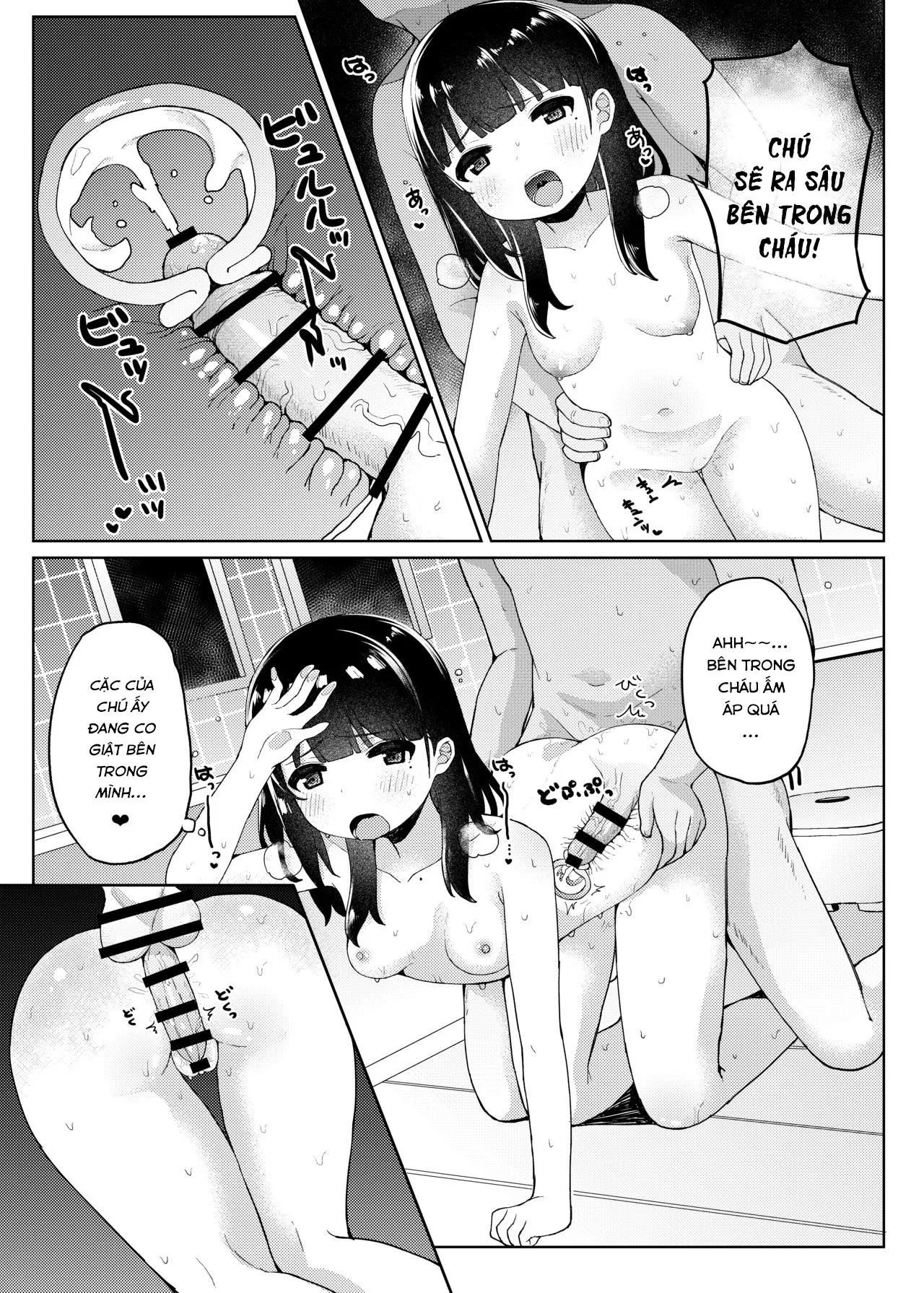 HentaiVN.net - Ảnh 53 - Bí mật tạo ra em bé với bố của bạn [Tomodachi no Otou-san to Naisho de Kozukuri Shichaimashita; 友達のお父さんと内緒で子作りしちゃいました] - Oneshot