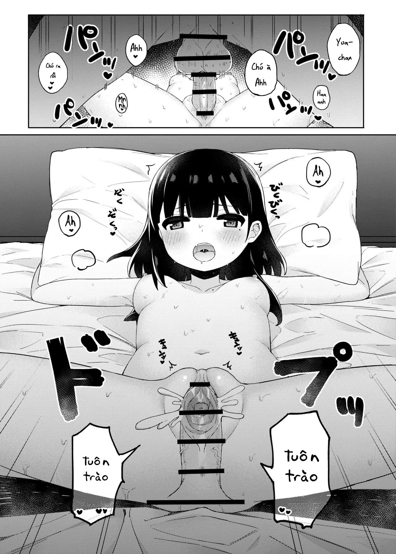 HentaiVN.net - Ảnh 58 - Bí mật tạo ra em bé với bố của bạn [Tomodachi no Otou-san to Naisho de Kozukuri Shichaimashita; 友達のお父さんと内緒で子作りしちゃいました] - Oneshot