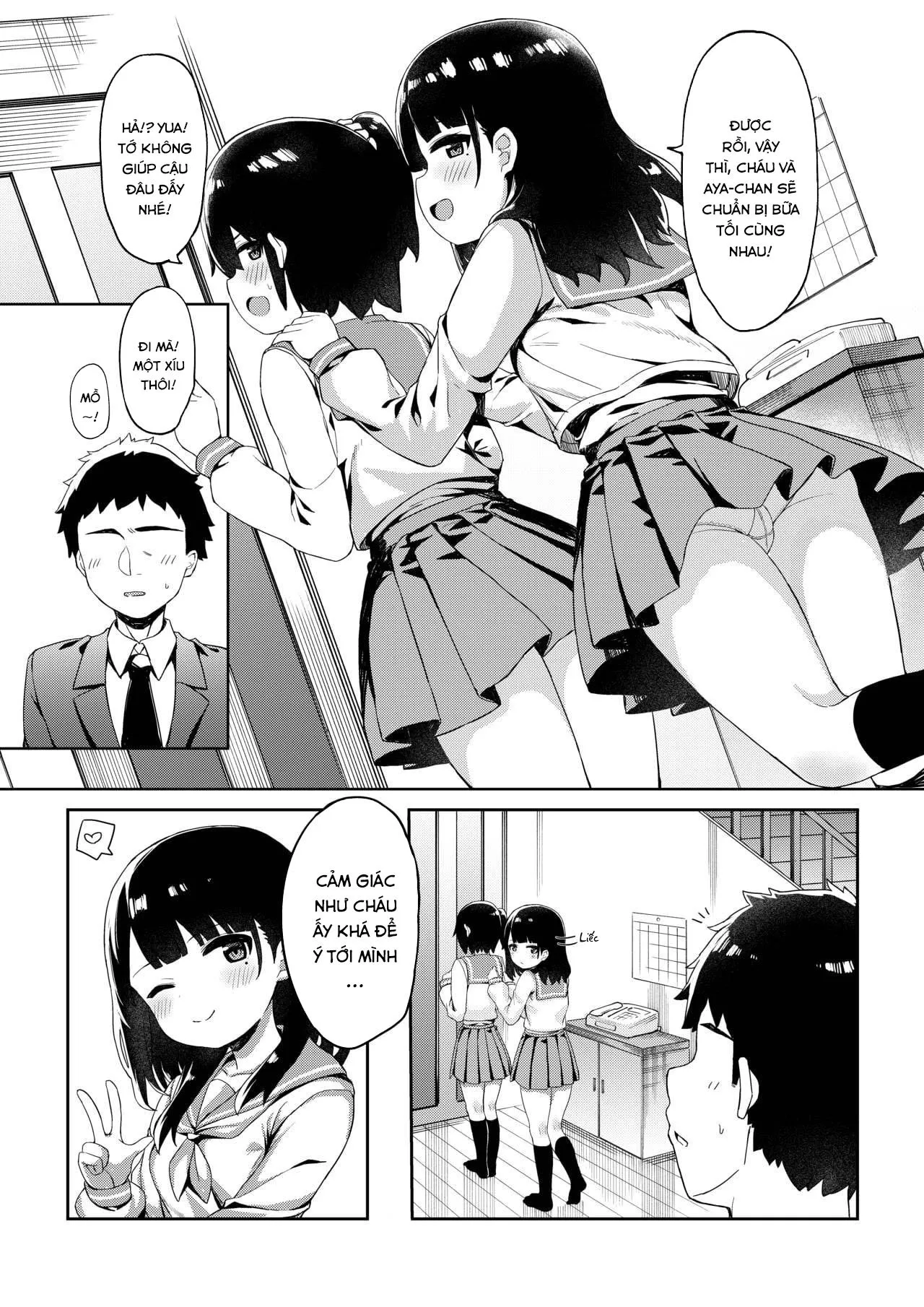 HentaiVN.net - Ảnh 8 - Bí mật tạo ra em bé với bố của bạn [Tomodachi no Otou-san to Naisho de Kozukuri Shichaimashita; 友達のお父さんと内緒で子作りしちゃいました] - Oneshot