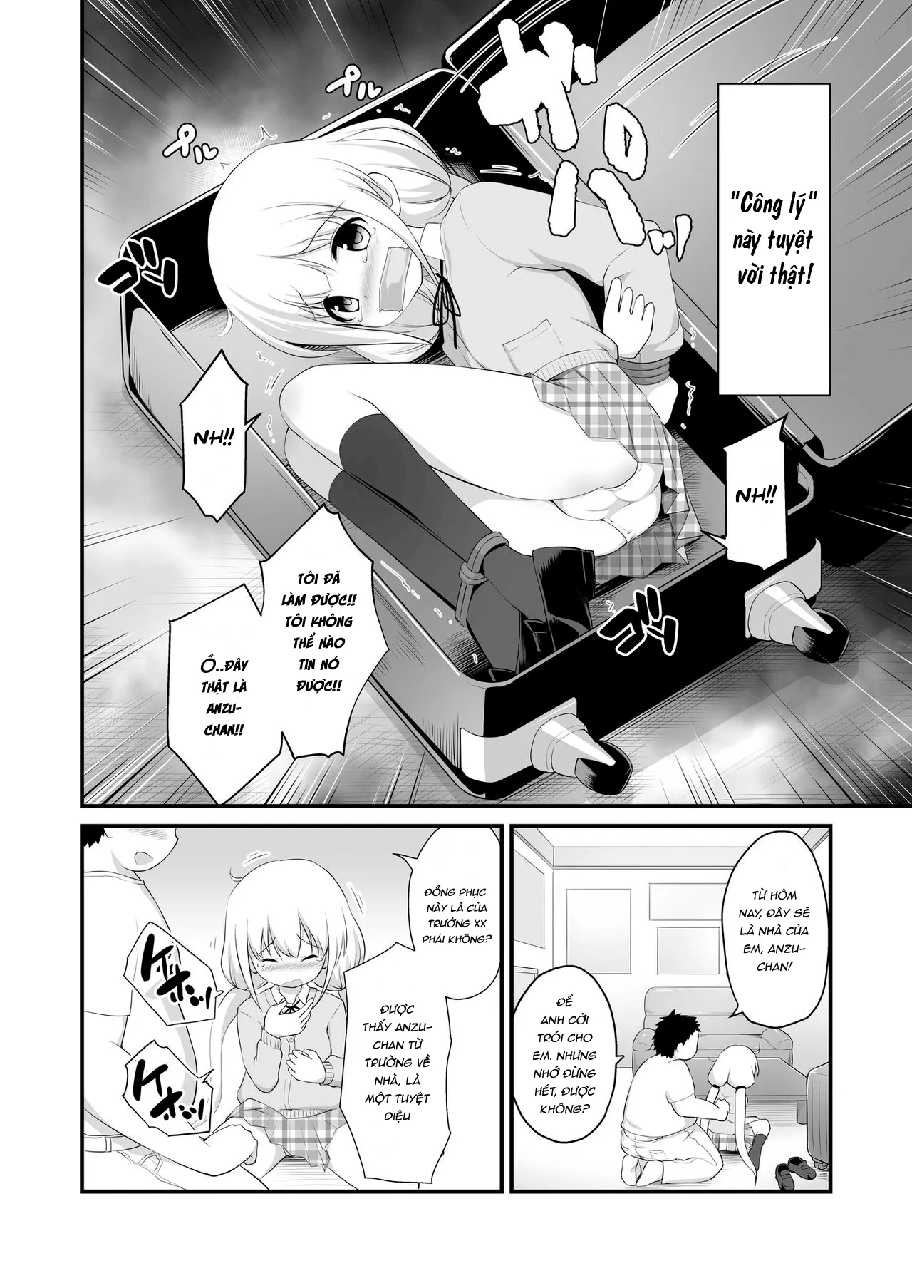 HentaiVN.net - Ảnh 3 - Tôi sẽ bắt cóc Anzu-chan về nhà [Anzu-Chan Omochikaeri] - Oneshot
