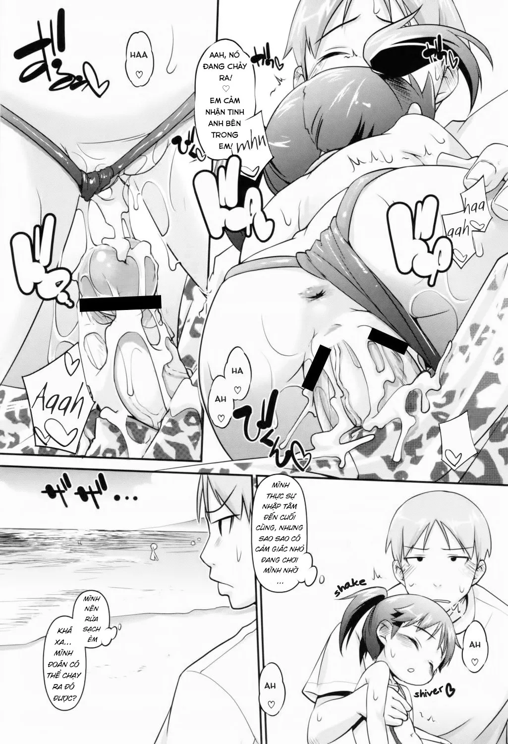 HentaiVN.net - Ảnh 16 - Summer Ecchi at the Beach [Natsu no Umibe de Ecchi Shiyou] - Oneshot