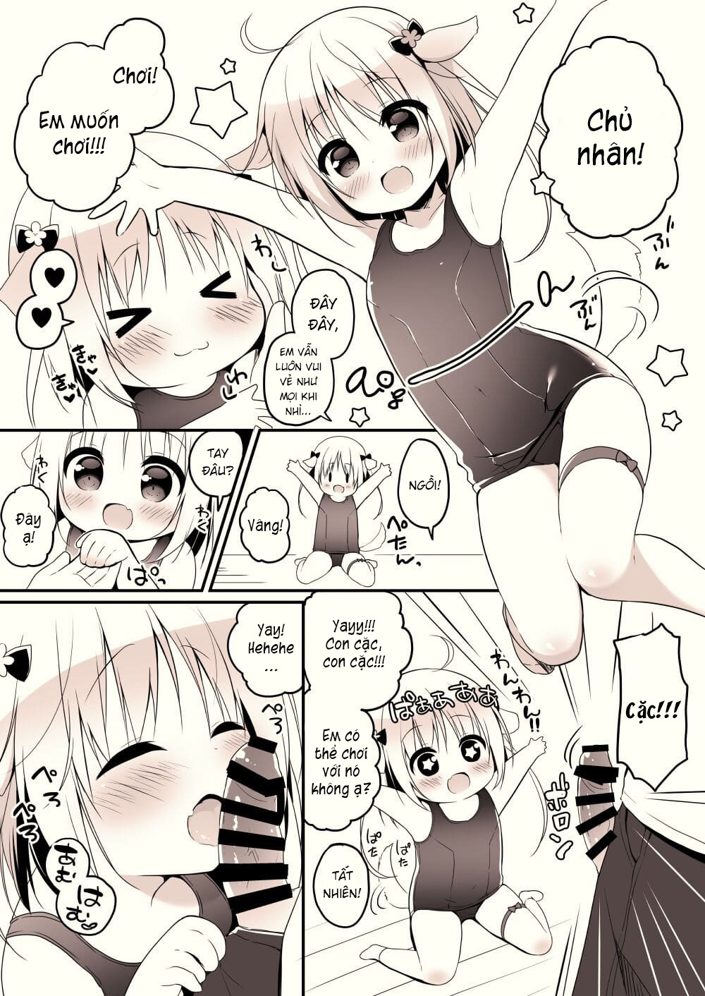 HentaiVN.net - Ảnh 3 - I ♥ Goshujiiiiiiiiiiiin!! [I ♥ Masteeeeeer!!] - Oneshot