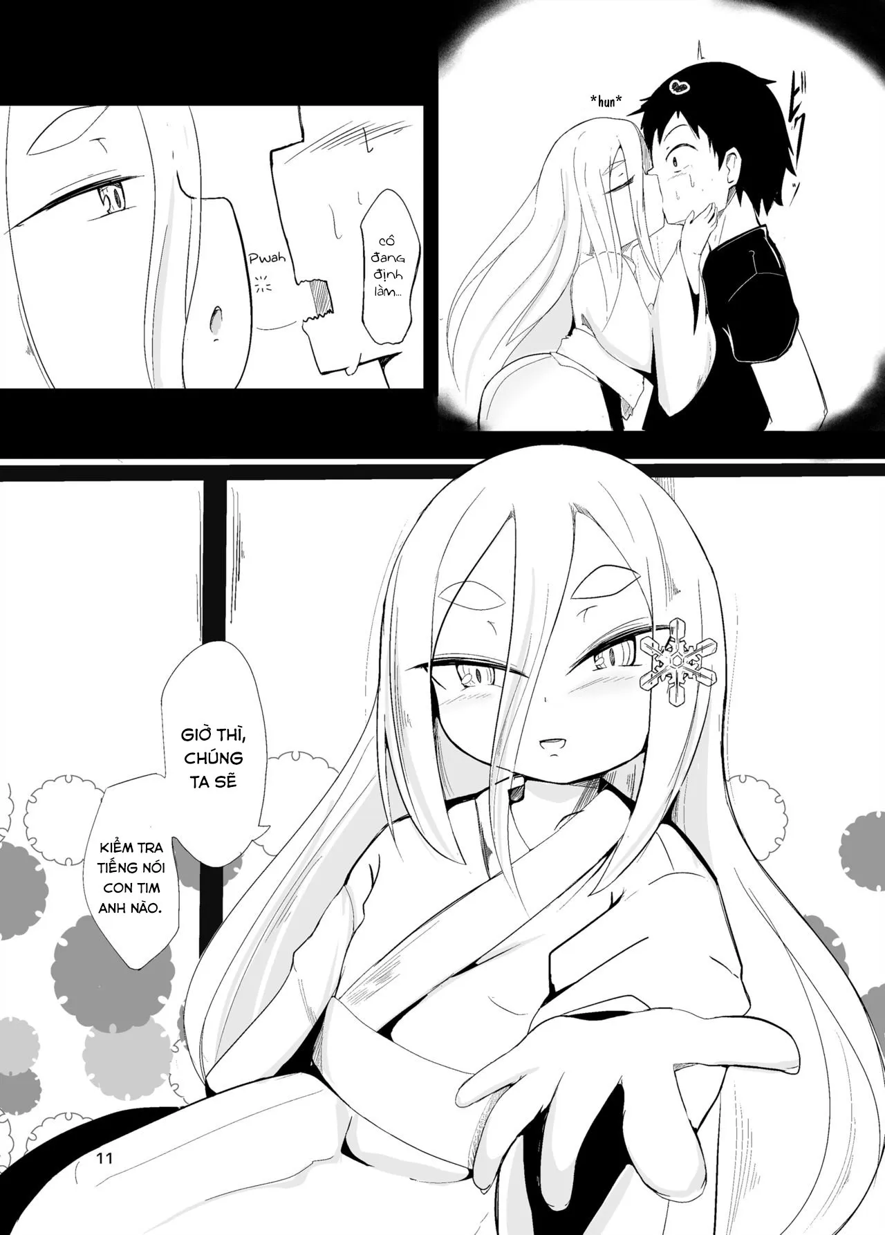 HentaiVN.net - Ảnh 10 - Shirayuki Youhi no Hanayome [The Bewitching Snow White Bride] - Chapter Cô dâu