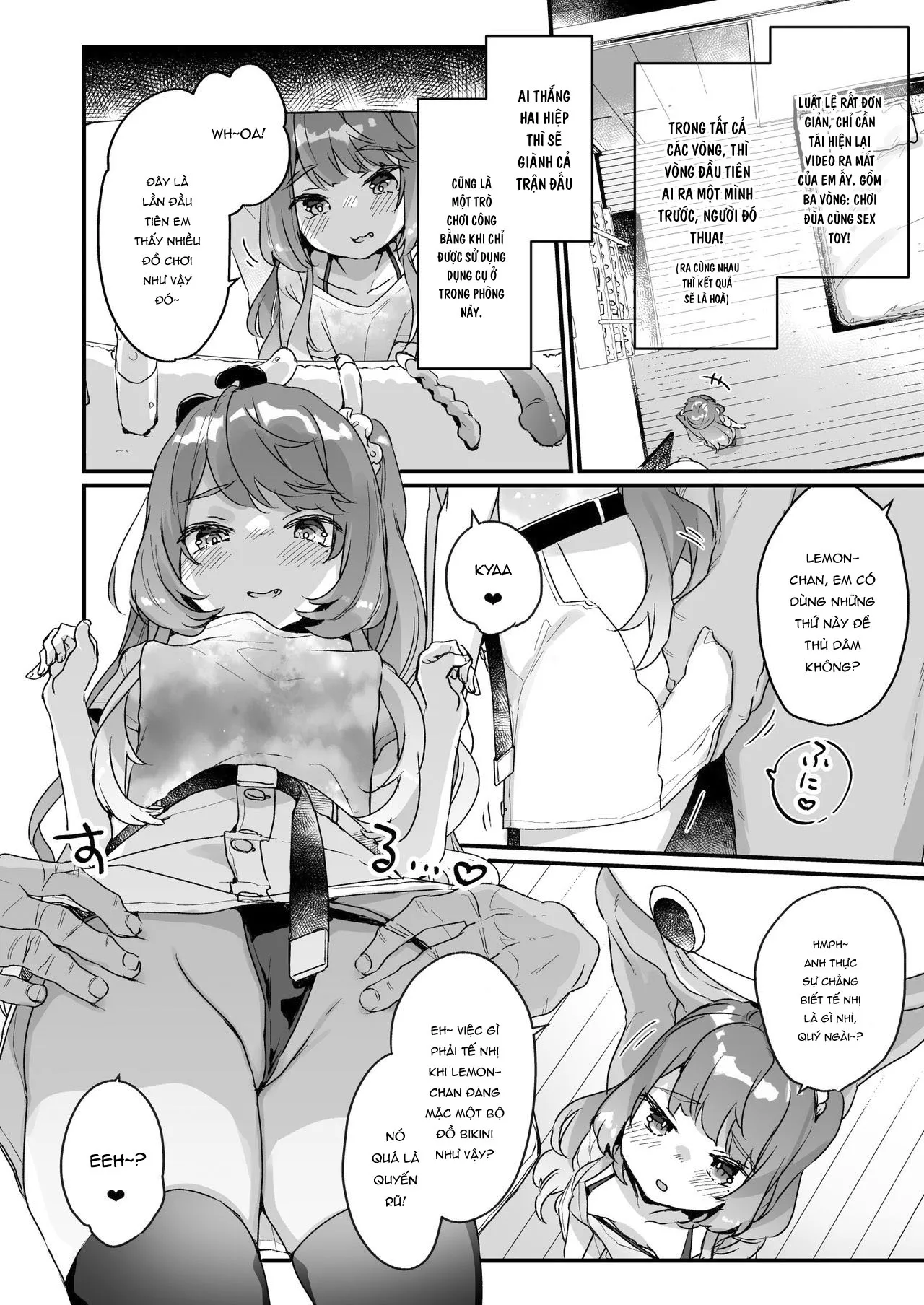 HentaiVN.net - Ảnh 7 - Em sẽ không thất bại trước người lớn đâu!!! [72H Taikyuu Zettai Kuppuku Sengen + Omake; 72 Hours Non-Stop to Make Her Submit + Extras; 72H耐久 絶対屈服宣言+おまけ; 大人だから絶対に敗けないッ!!; Otona Dakara Zettai ni Makenai!!!] - Chap 2: Em sẽ không thất bại trước người lớn đâu!!
