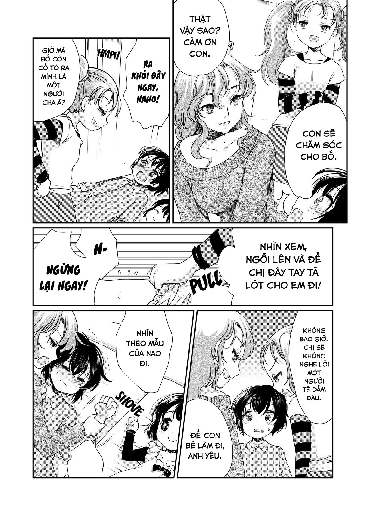 HentaiVN.net - Ảnh 11 - Papa o Sodate Naosou!! | Let's Retrain Daddy!! [パパを育てなおそう!!] - Oneshot