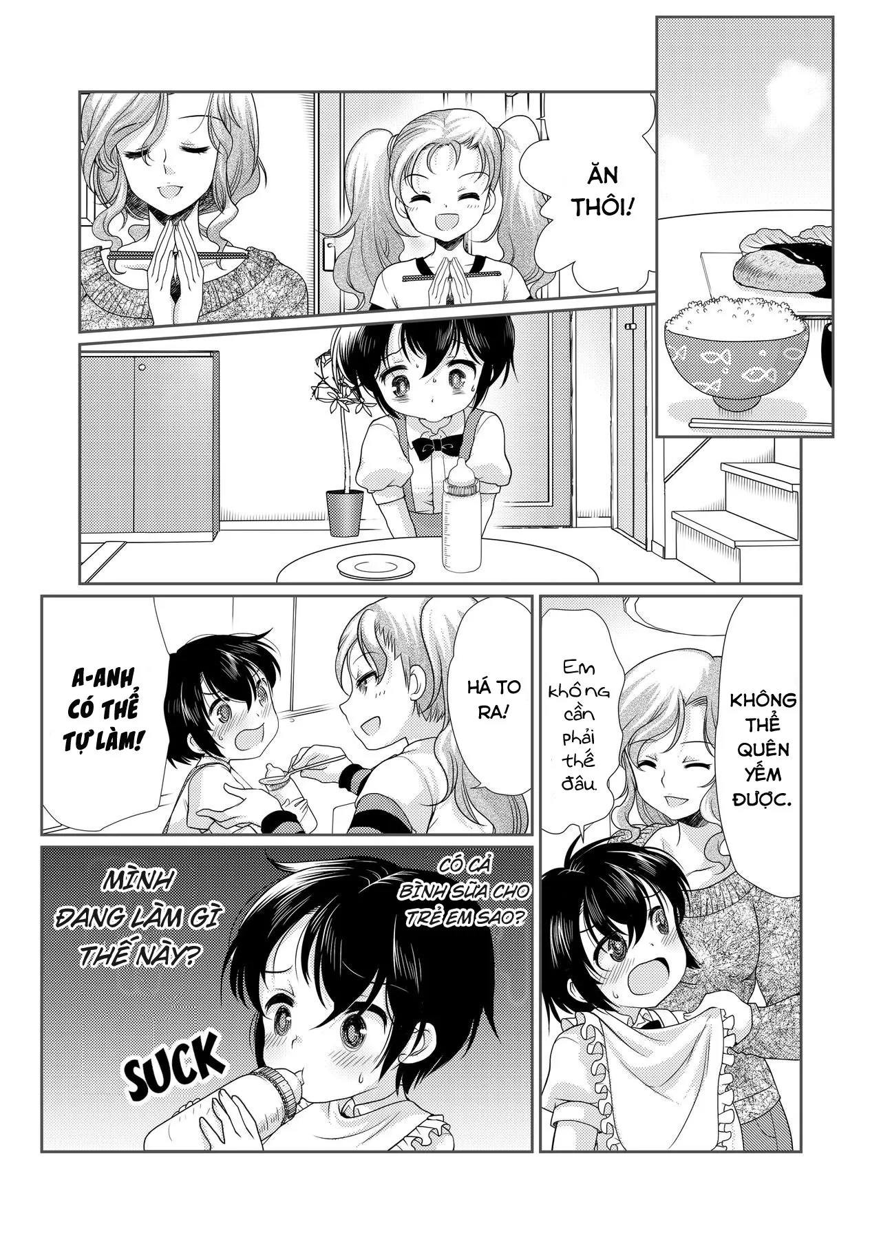 HentaiVN.net - Ảnh 18 - Papa o Sodate Naosou!! | Let's Retrain Daddy!! [パパを育てなおそう!!] - Oneshot