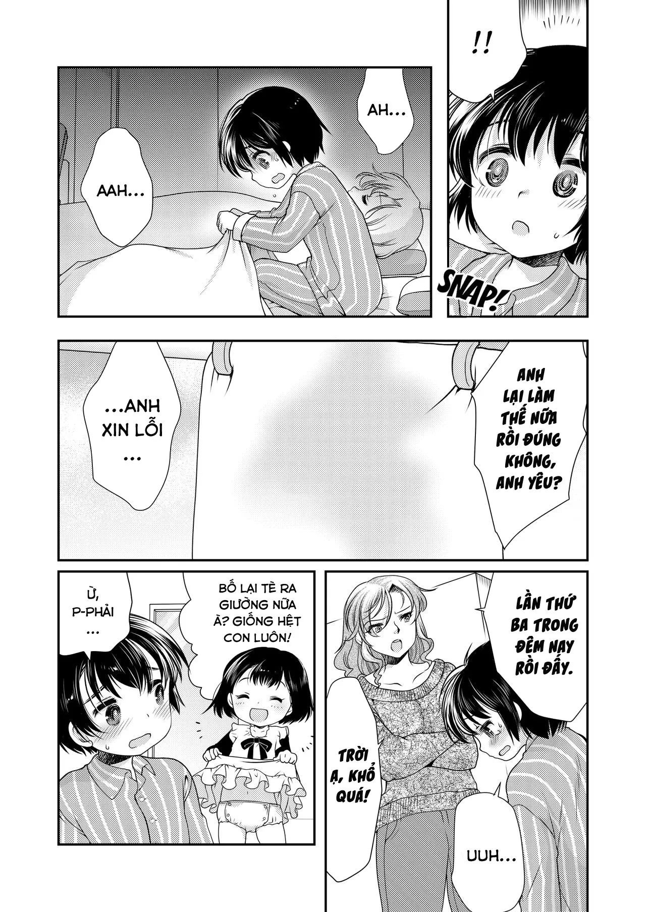 HentaiVN.net - Ảnh 3 - Papa o Sodate Naosou!! | Let's Retrain Daddy!! [パパを育てなおそう!!] - Oneshot