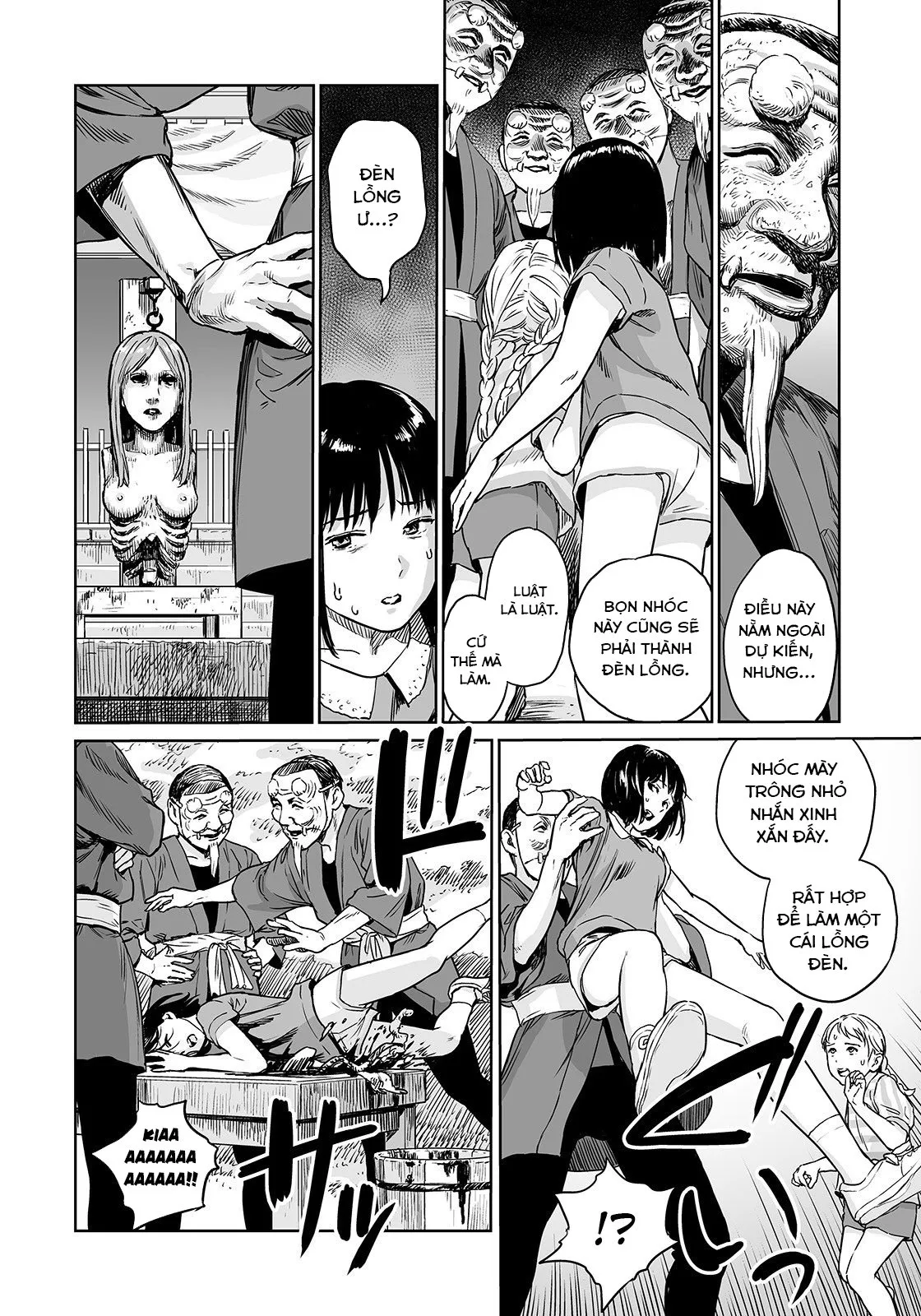 HentaiVN.net - Ảnh 10 - Ngọn núi của vị thần Oogetsuhime. [Oogetsuhime no Yama; Oogetsuhime no Yama | The Mountain of Amputee Princesses] - Oneshot