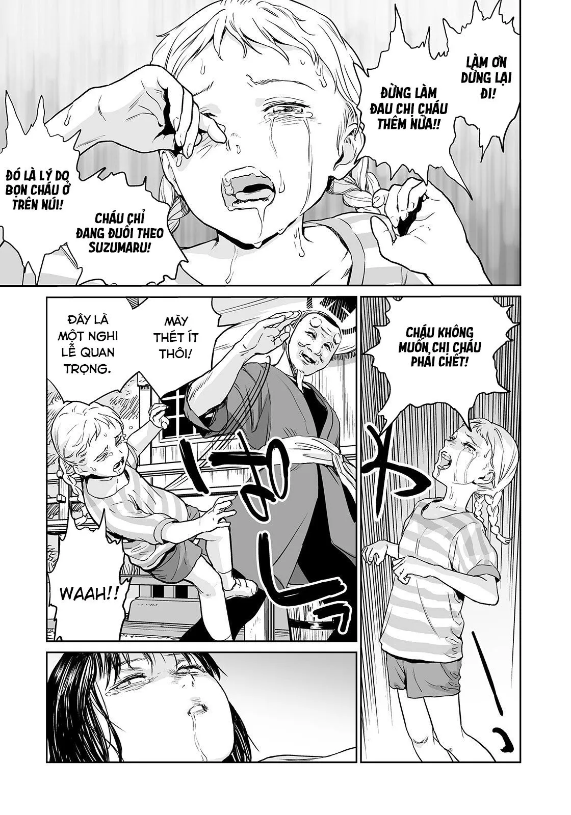 HentaiVN.net - Ảnh 15 - Ngọn núi của vị thần Oogetsuhime. [Oogetsuhime no Yama; Oogetsuhime no Yama | The Mountain of Amputee Princesses] - Oneshot
