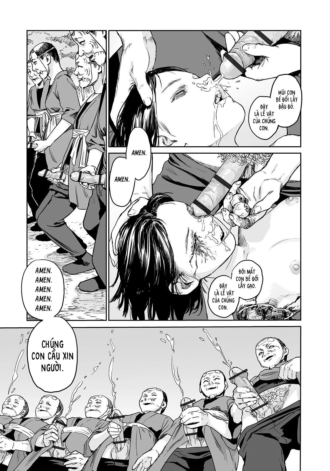HentaiVN.net - Ảnh 21 - Ngọn núi của vị thần Oogetsuhime. [Oogetsuhime no Yama; Oogetsuhime no Yama | The Mountain of Amputee Princesses] - Oneshot