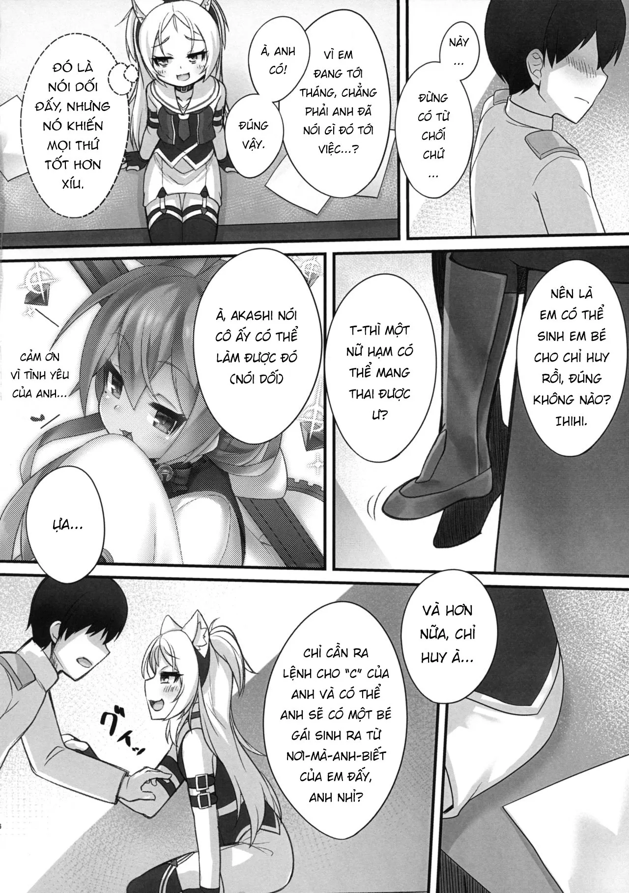 HentaiVN.net - Ảnh 6 - Shikikan-saa ~ Kouiu no Suki desho? [指揮官 さ ぁ ～ こ う い う の 好 き で し ょ?] - Oneshot