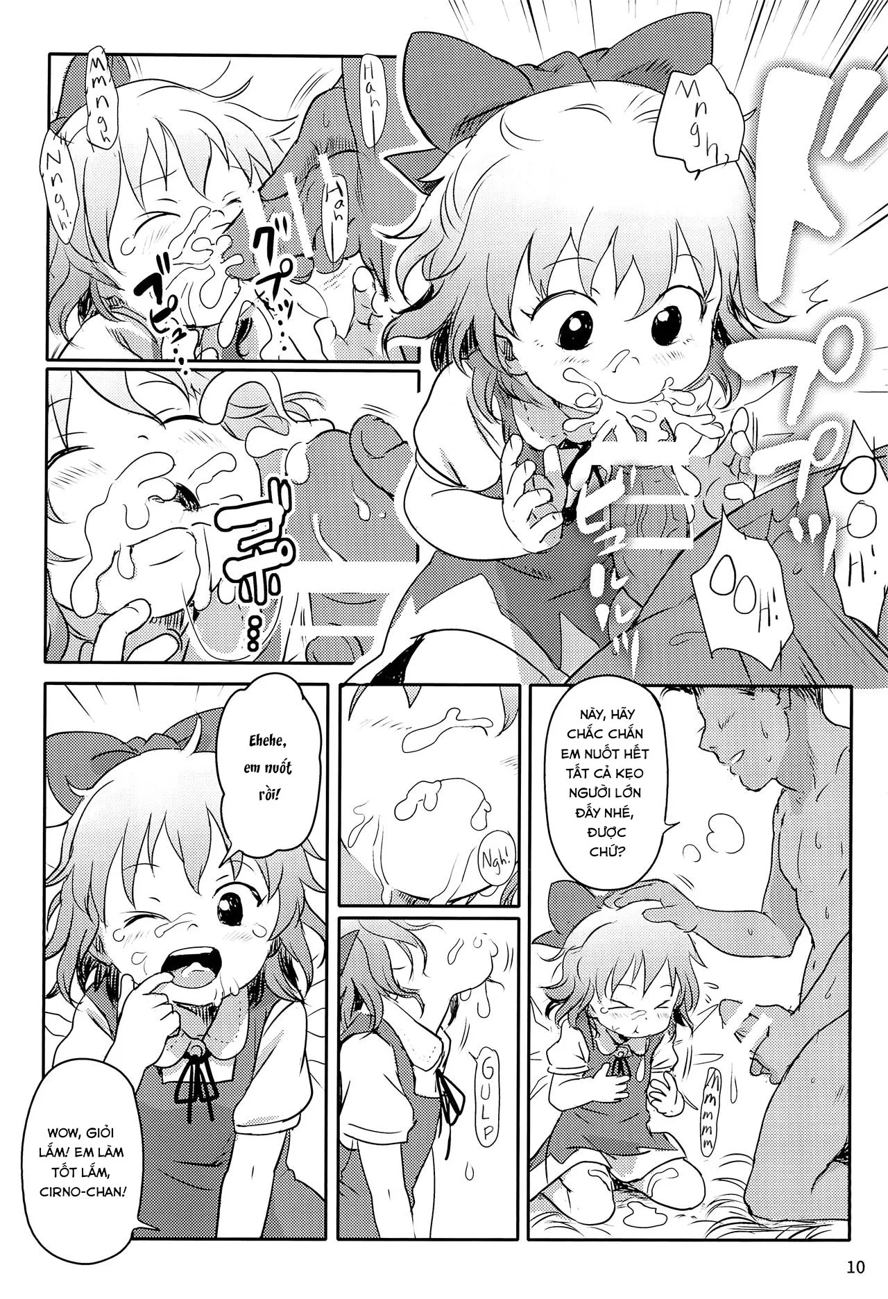 HentaiVN.net - Ảnh 10 - Em thật tuyệt vời, Cirno-chan [Sugoi yo! Cirno-chan! , You're Amazing, Cirno-chan!] - Oneshot