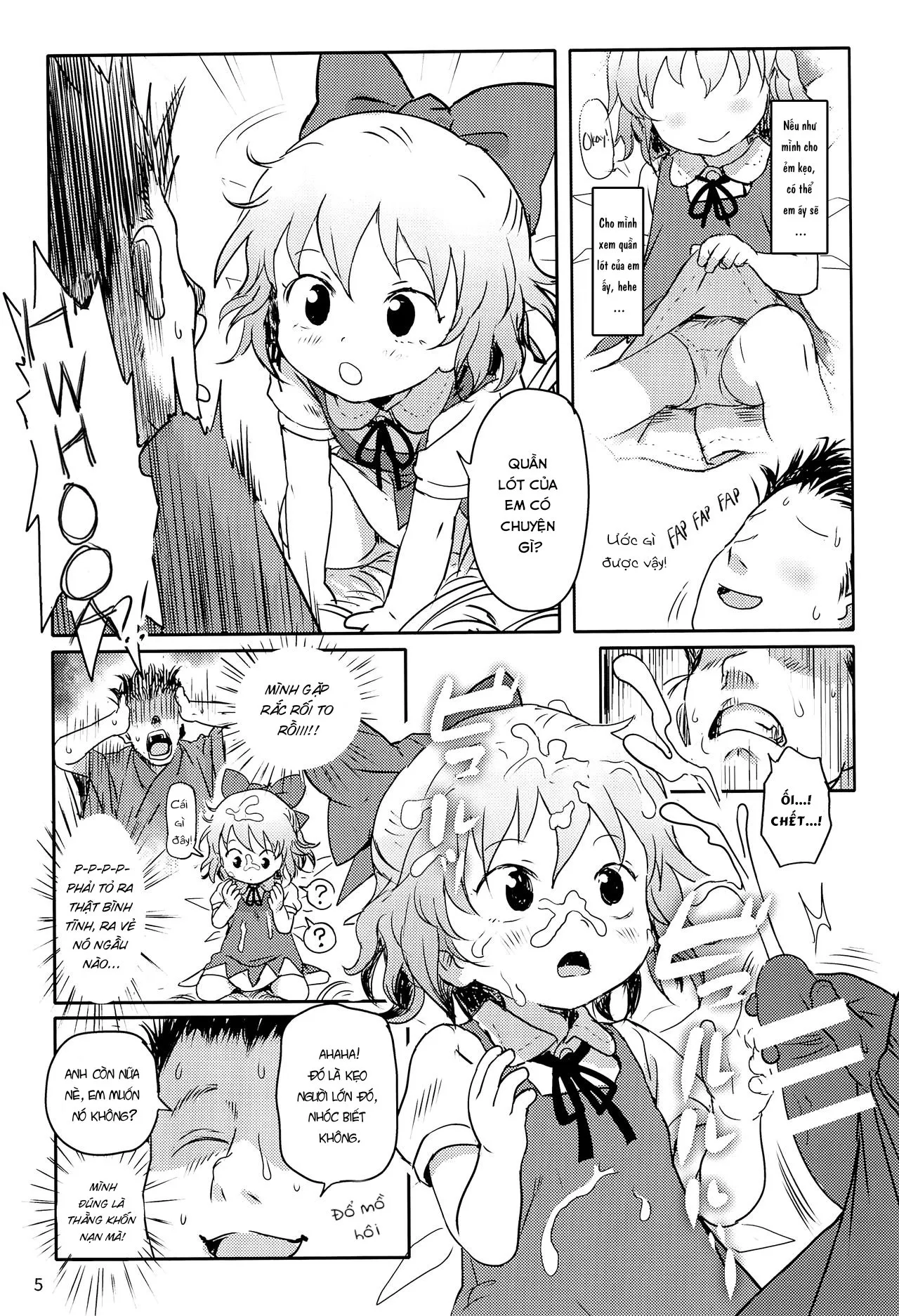 HentaiVN.net - Ảnh 5 - Em thật tuyệt vời, Cirno-chan [Sugoi yo! Cirno-chan! , You're Amazing, Cirno-chan!] - Oneshot