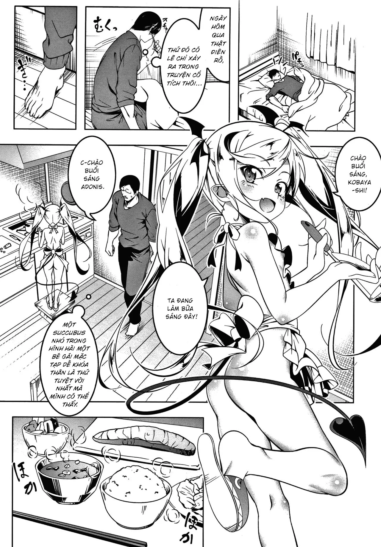 HentaiVN.net - Ảnh 6 - nhà có 5 nàng succubus [love petit gate] - Chap 1